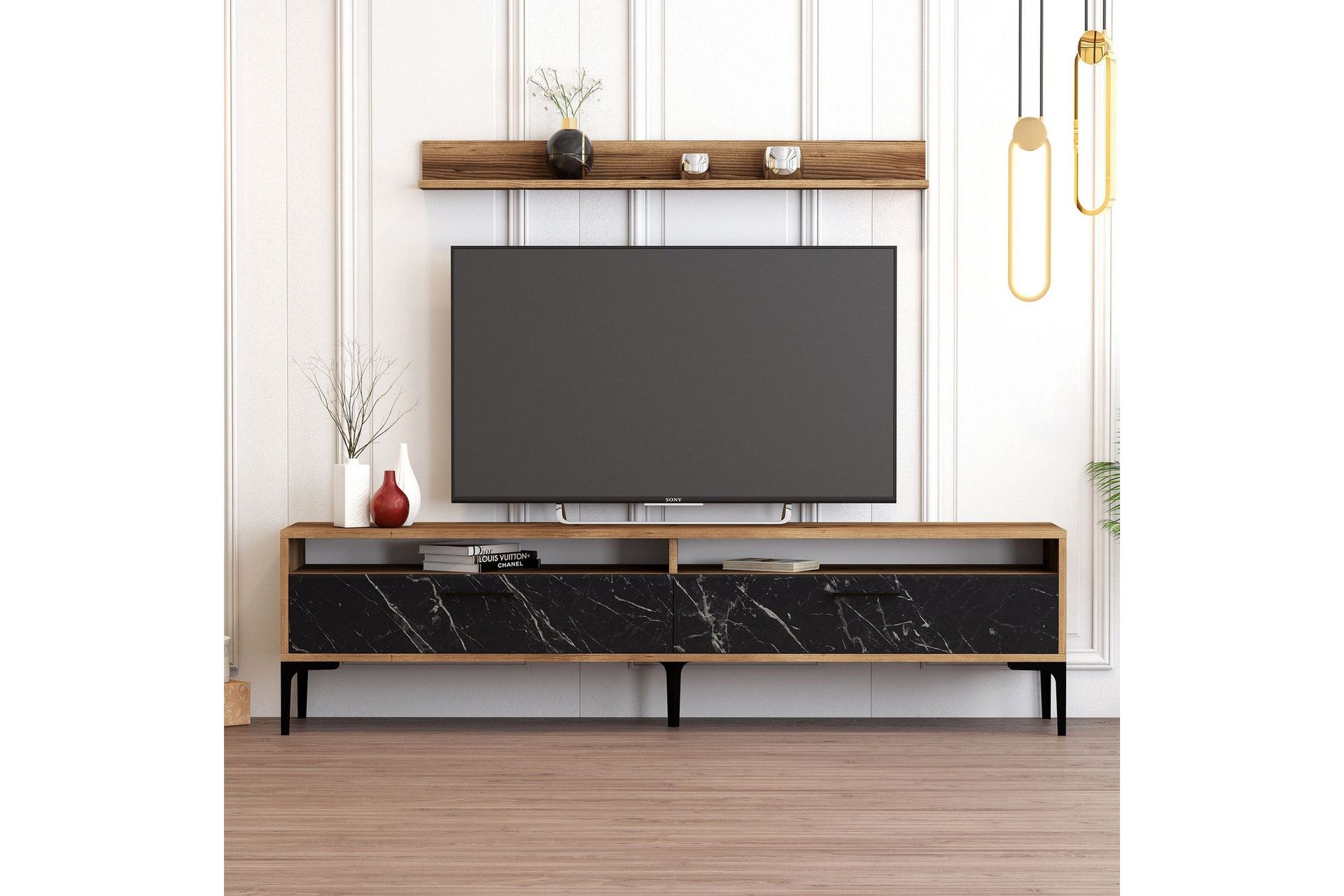 Andifli Tv-möbelset 180x47 cm - Brun