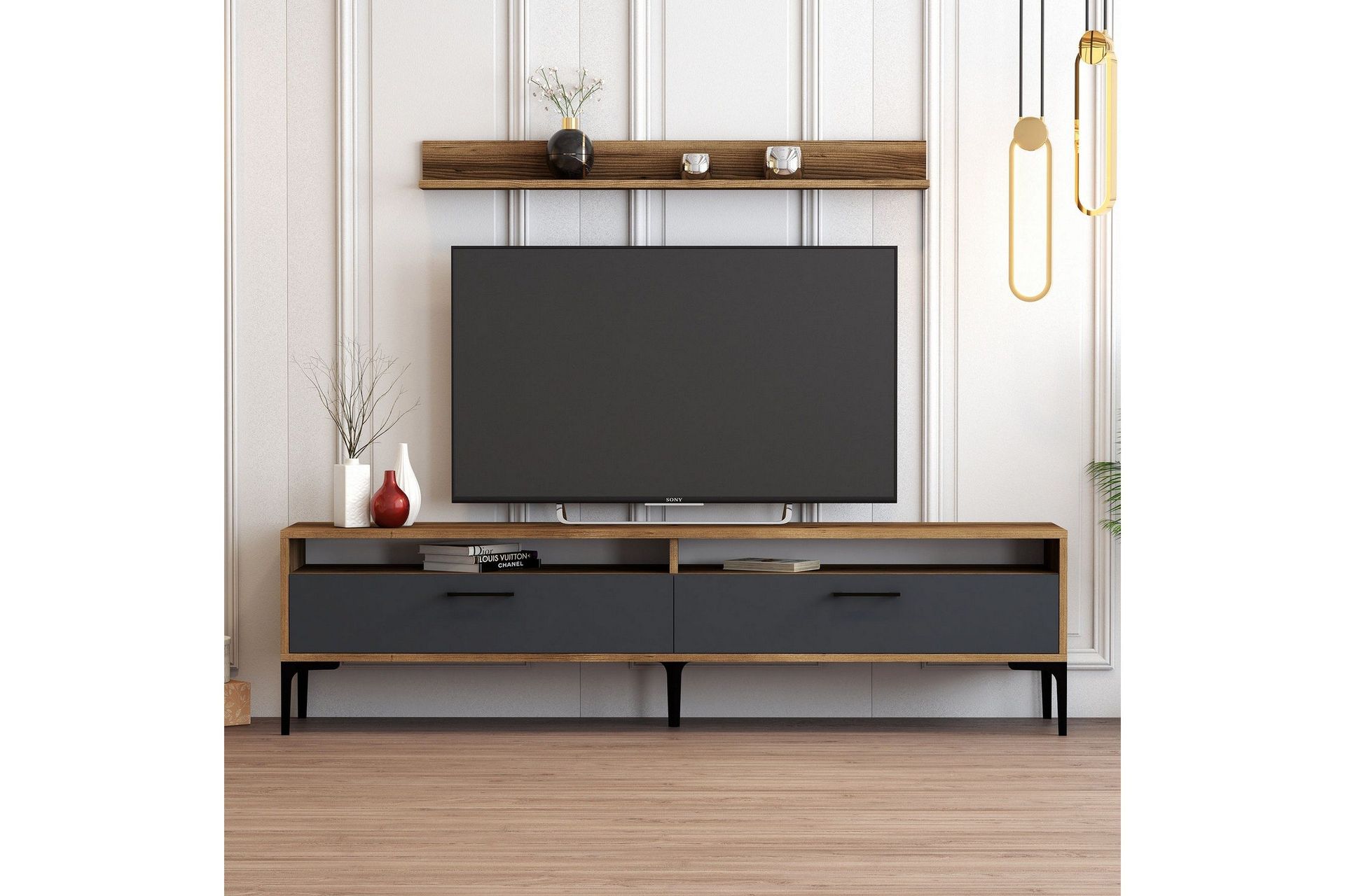 Andifli Tv-möbelset 180x47 cm - Brun