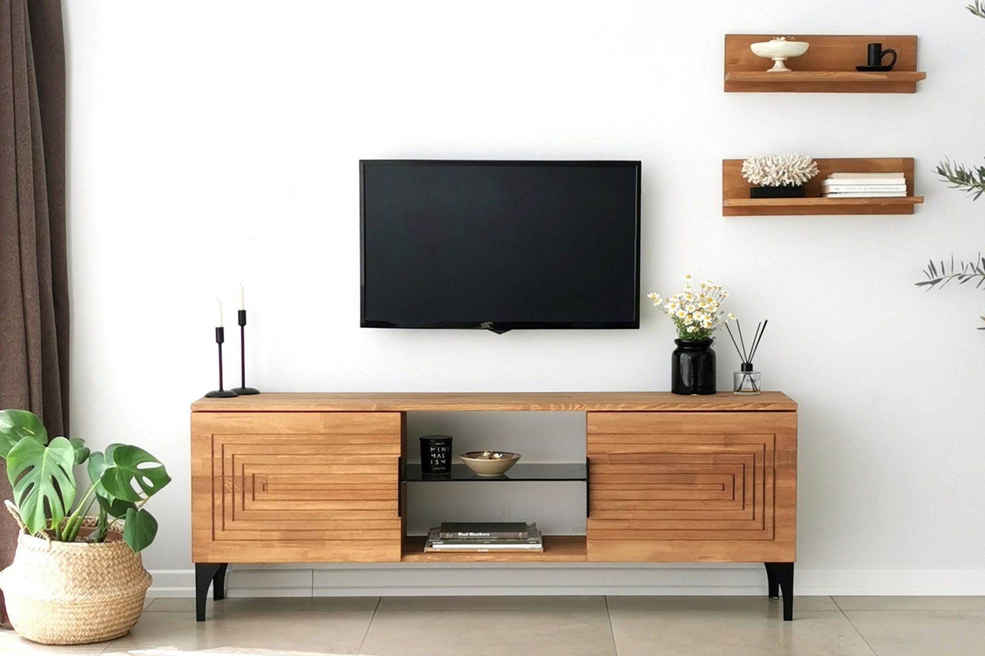Andifli Tv-möbelset 50x15 cm - Brun