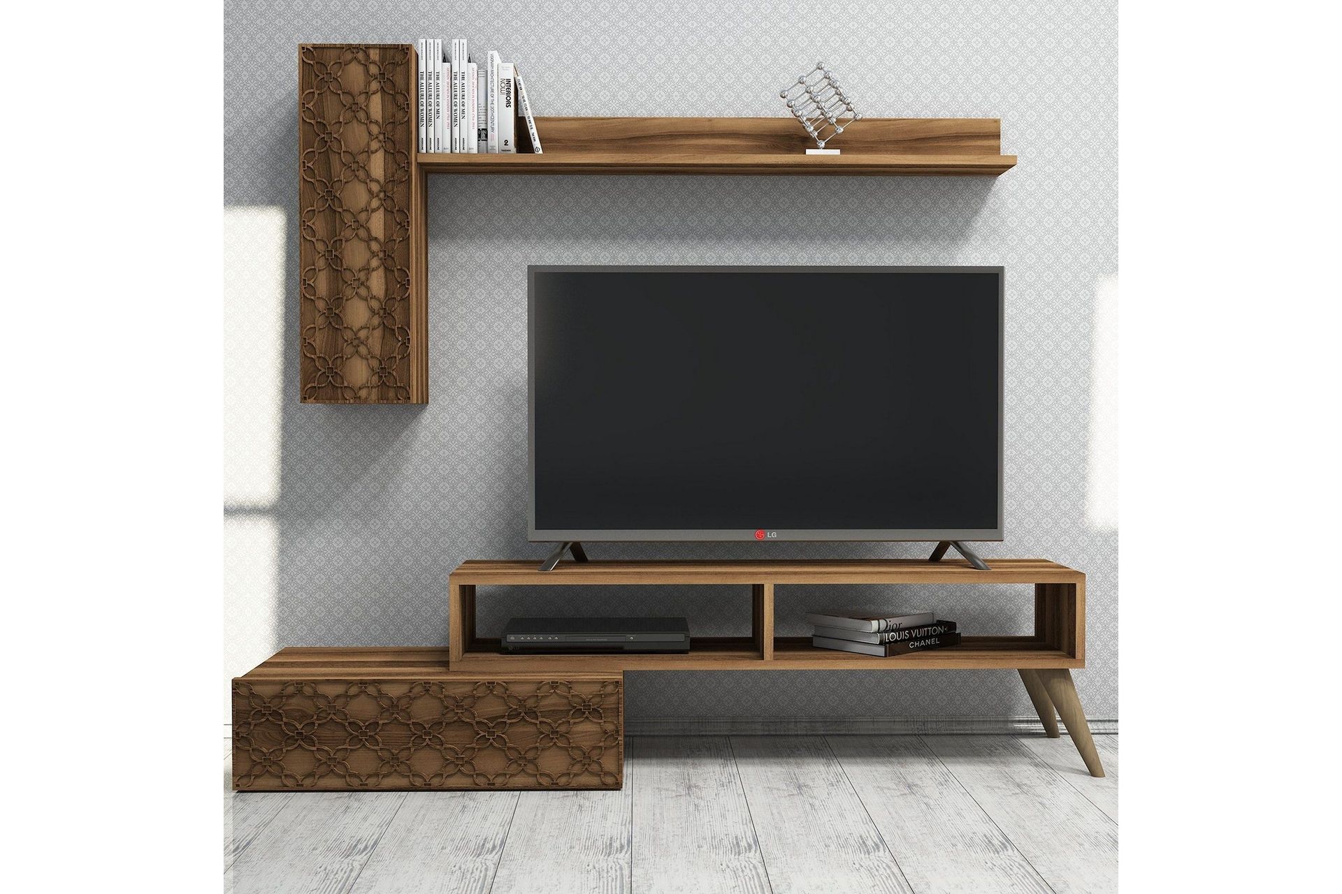 Hovdane TV-Möbelset 150 cm - Brun