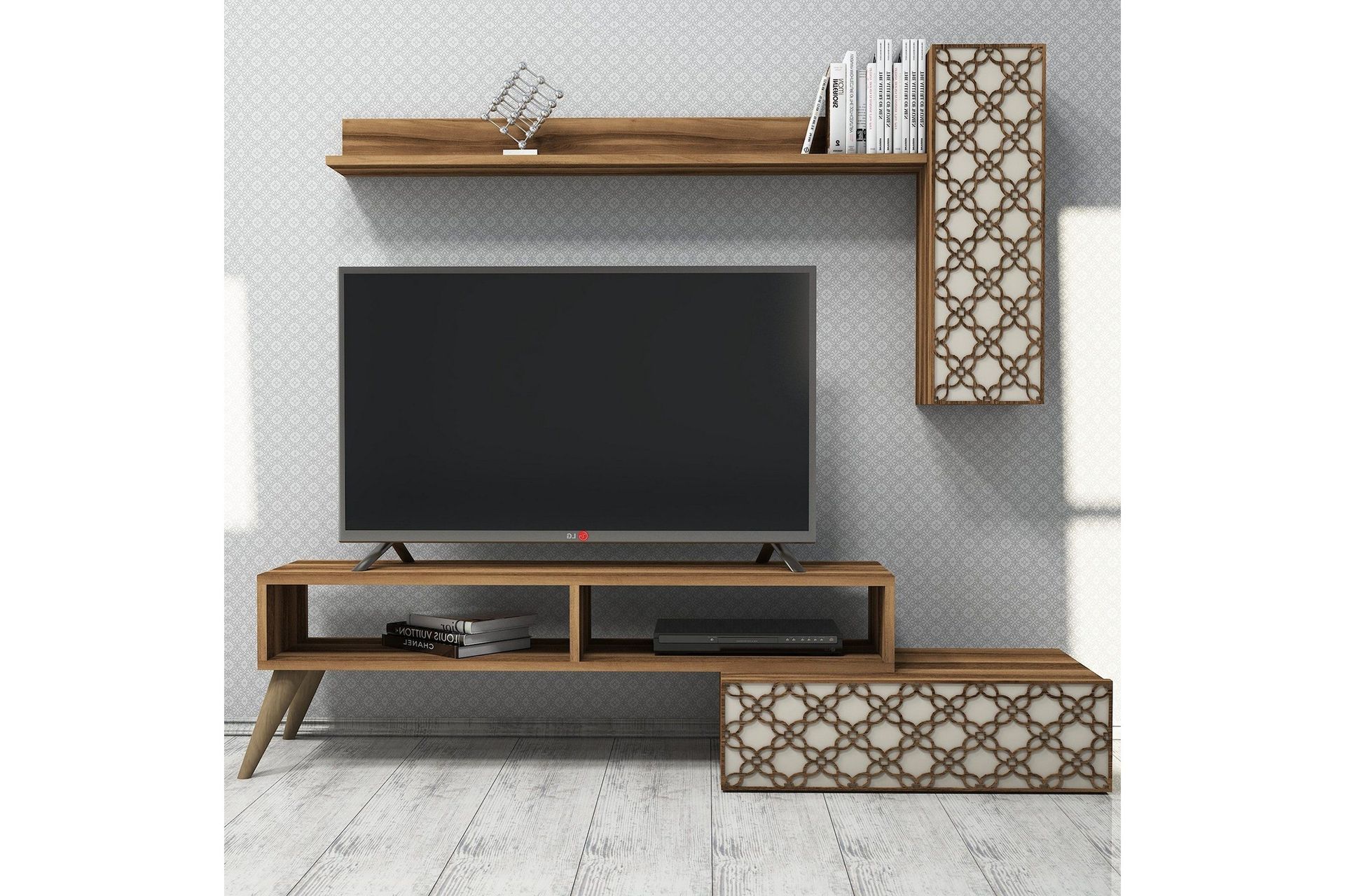 Hovdane TV-Möbelset 150 cm - Brun