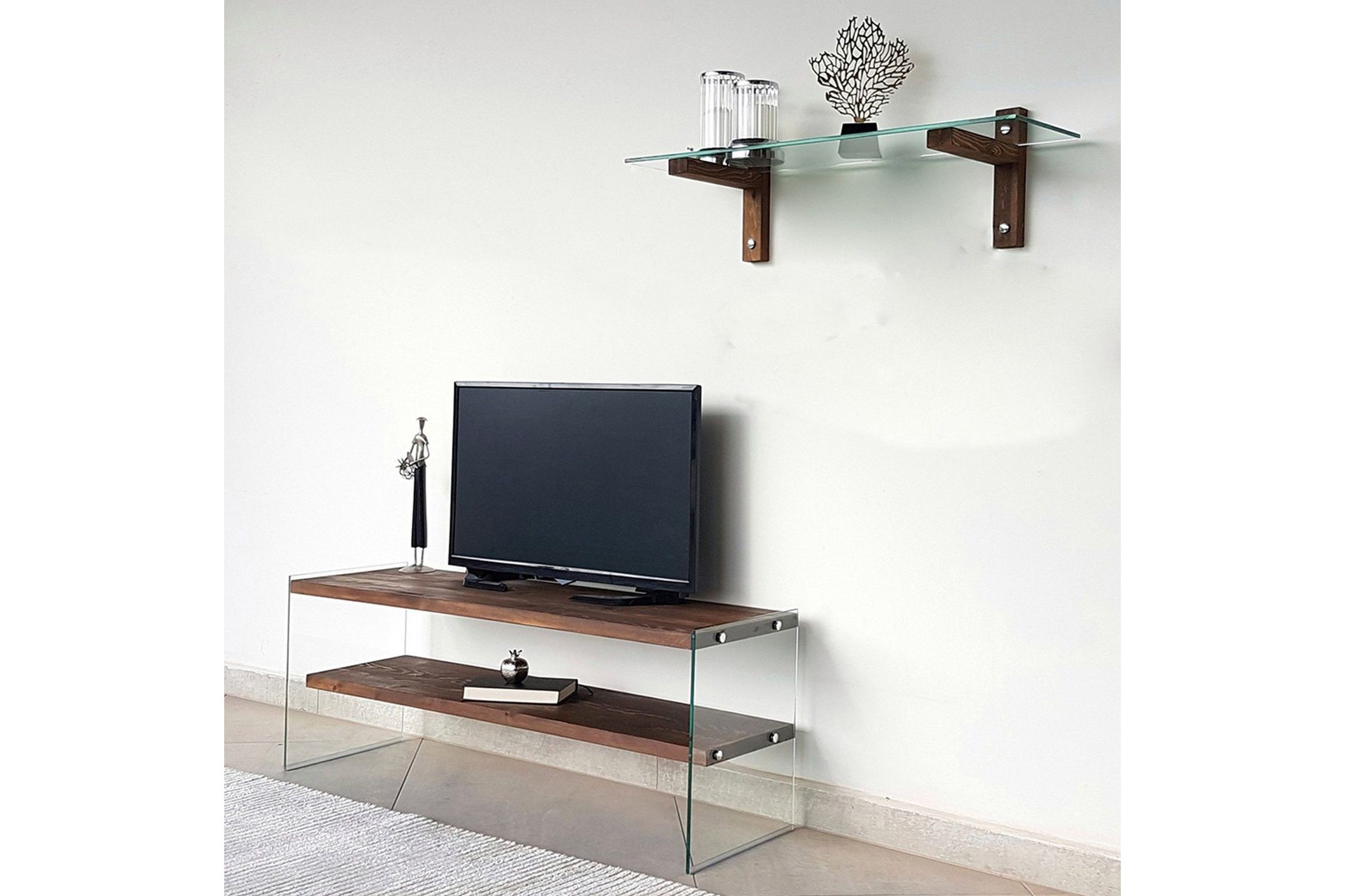 Teenie TV-Möbelset 45 cm - Valnöt