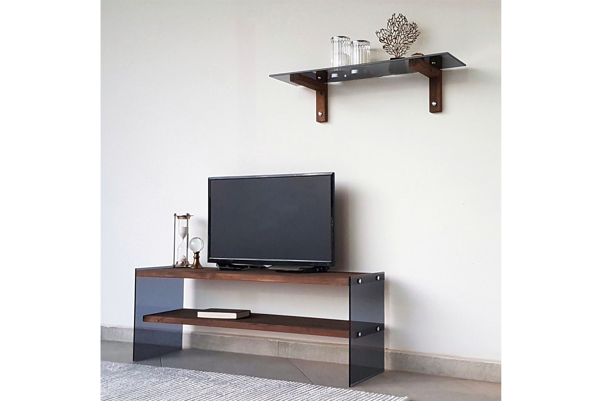 Tomassoni TV-Möbelset 45 cm - Valnöt