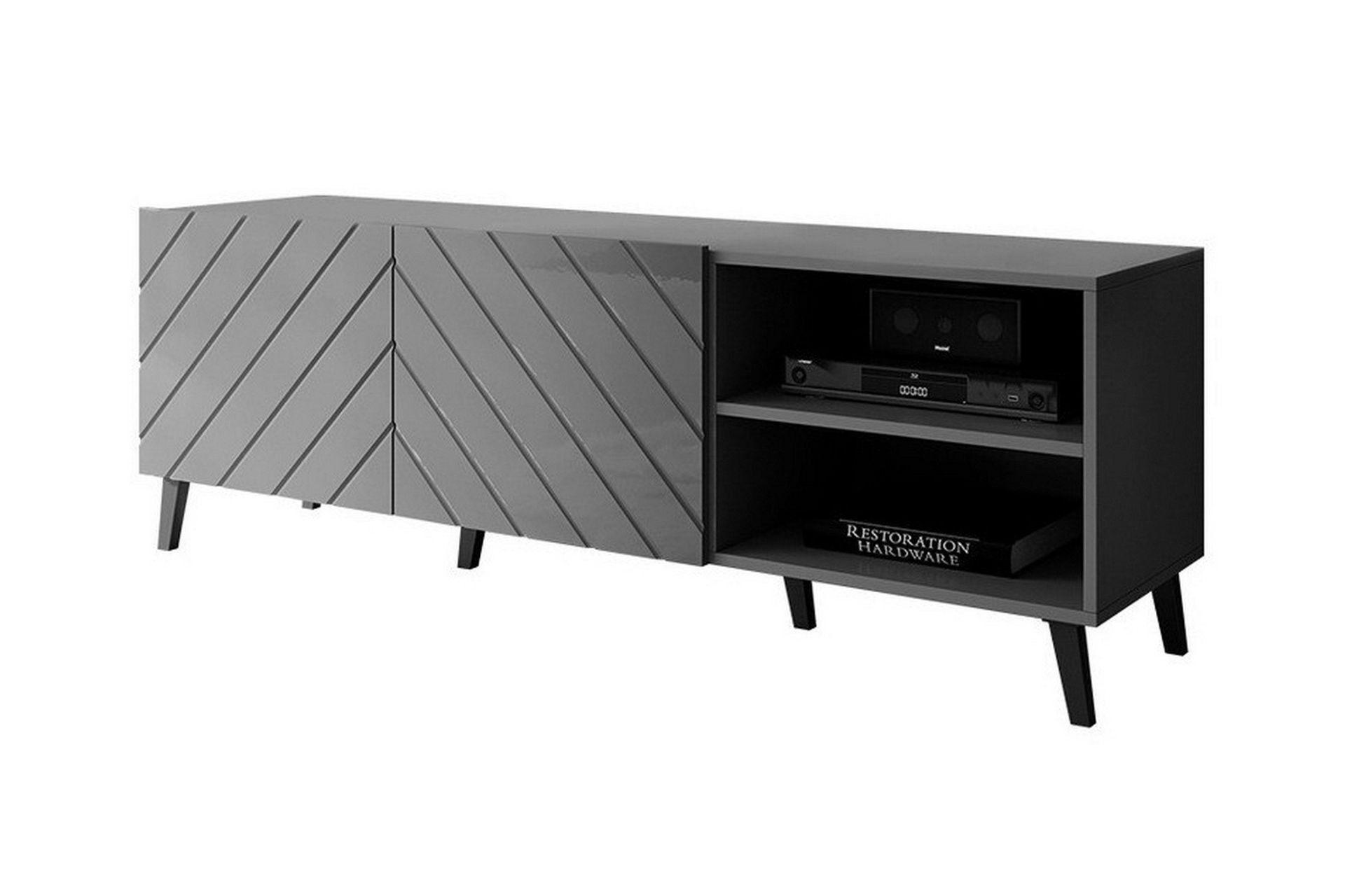 Strontian Tv-sk&aring;p 150 cm Scandinavian Choice Graphite -