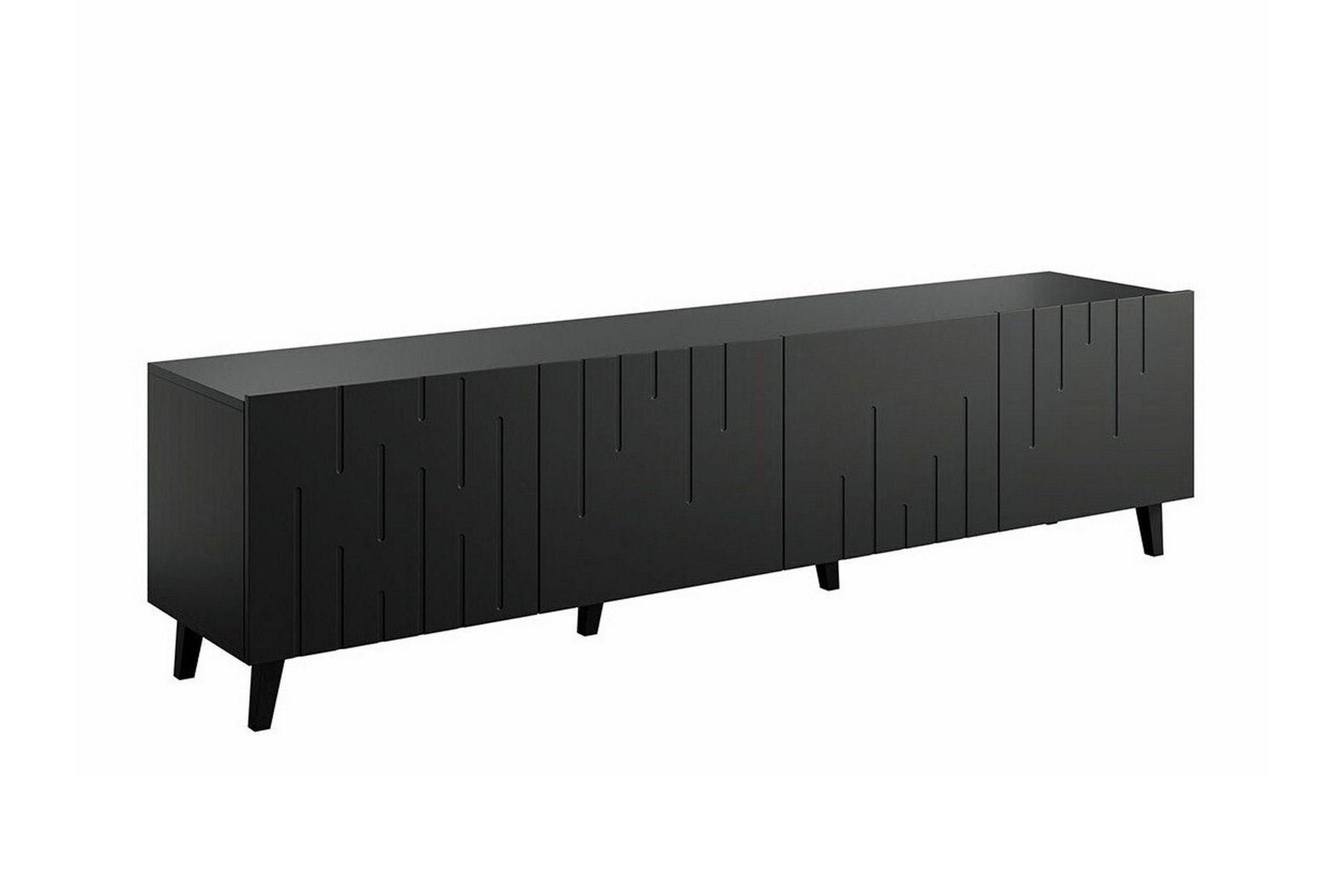 strontian tv-skåp 200 cm scandinavian choice black -