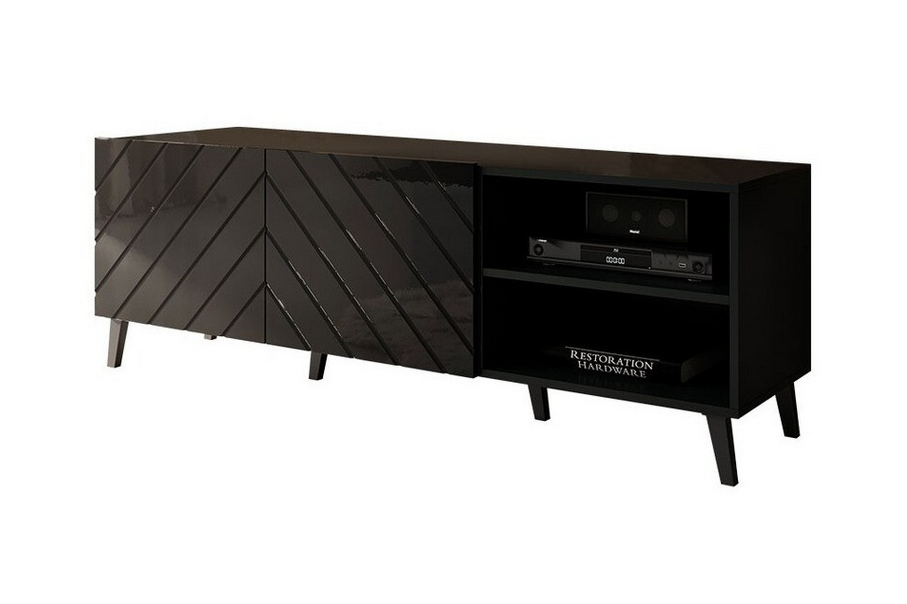 Tv-skåp Juniskär 150 cm Svart