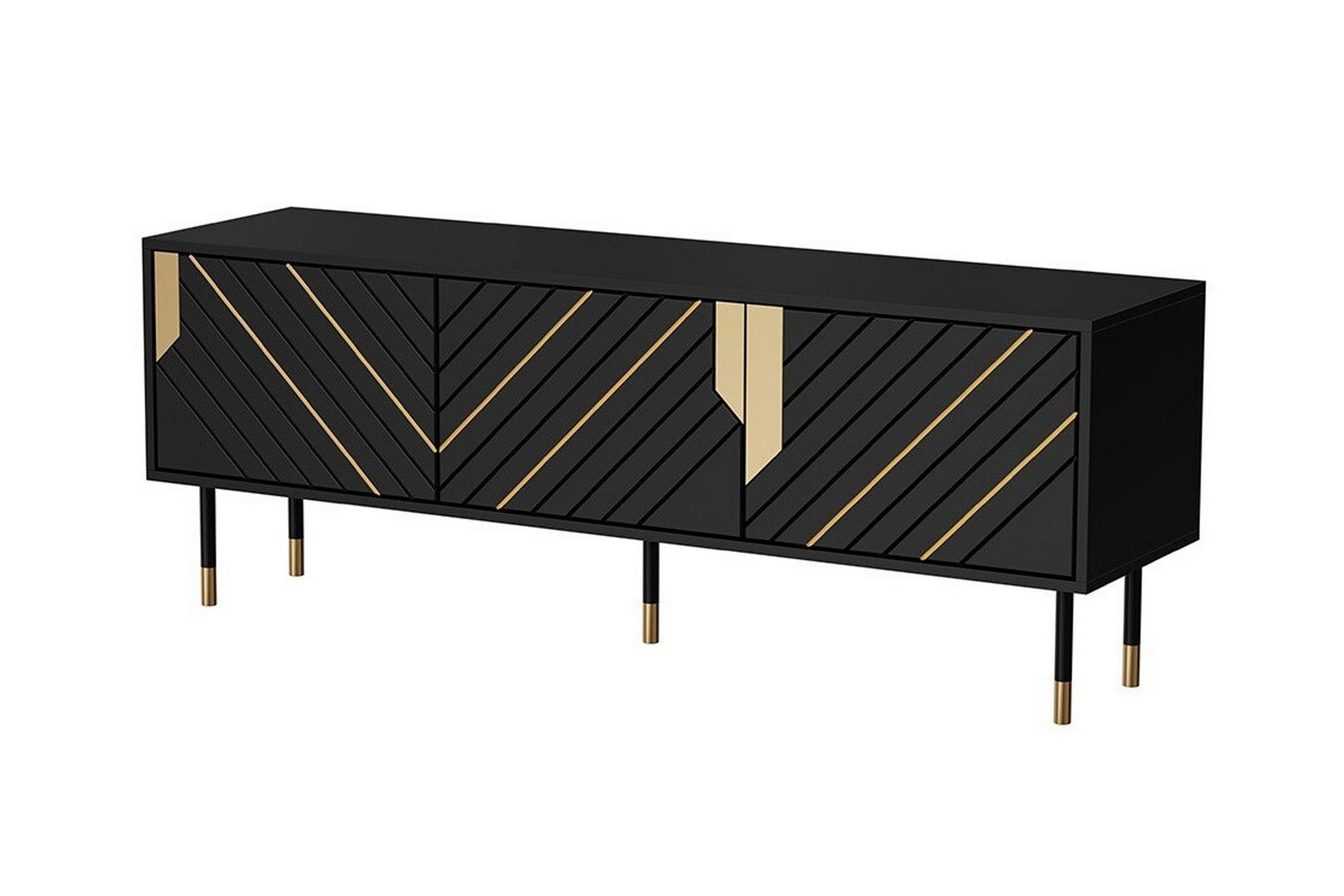Tv-skåp Juniskär 154 cm Svart