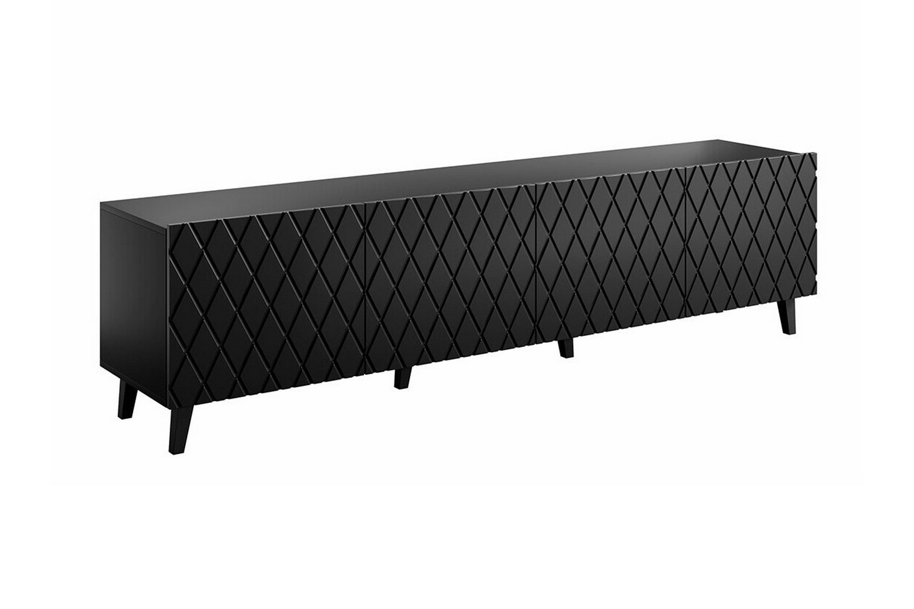 Tv-skåp Juniskär 200 cm Svart