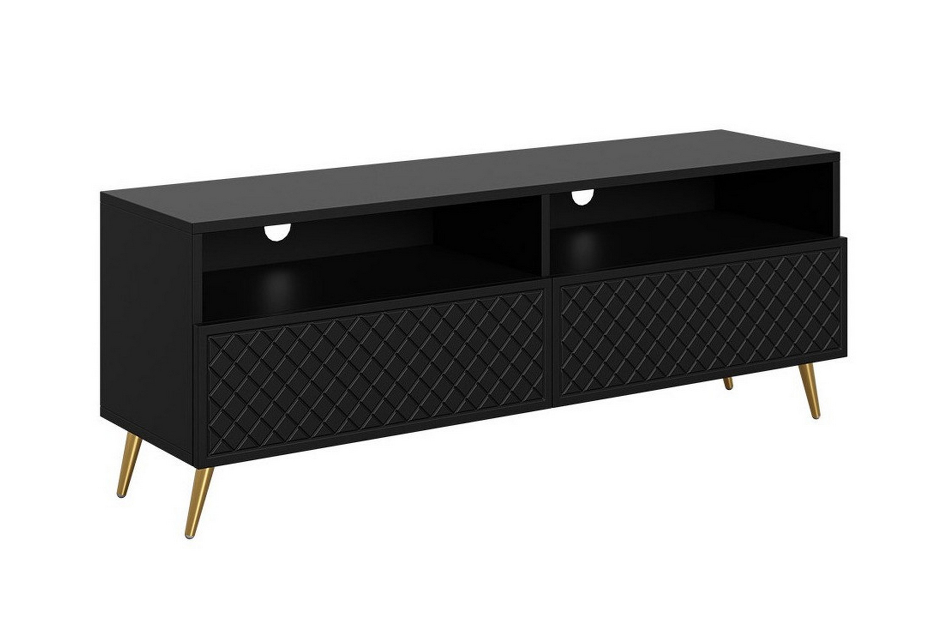 Tv-skåp Kintore 150 cm Svart