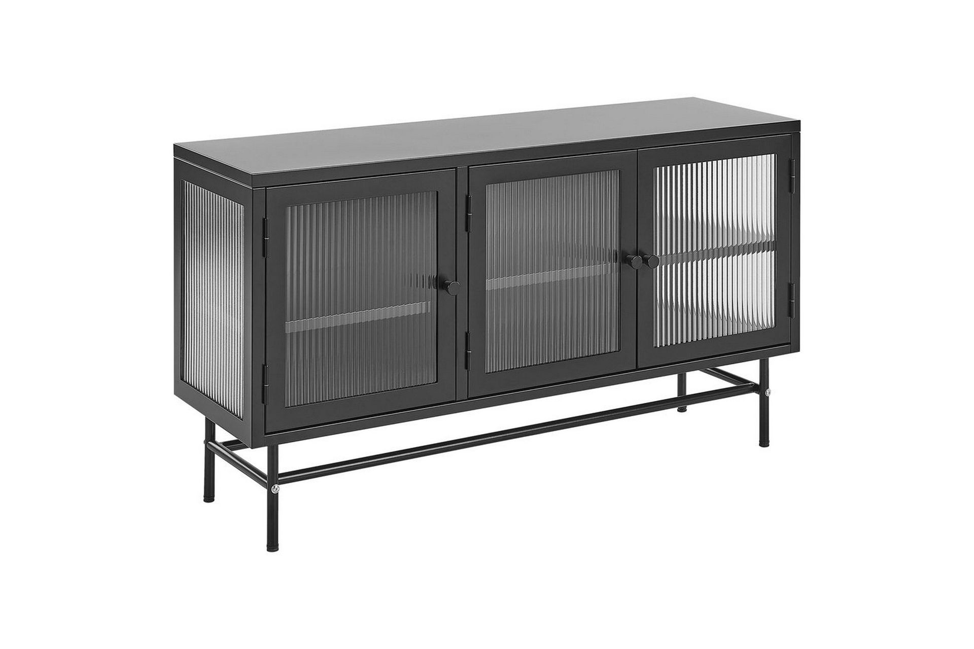 Vitrinsk&aring;p Devon Svart - Svart