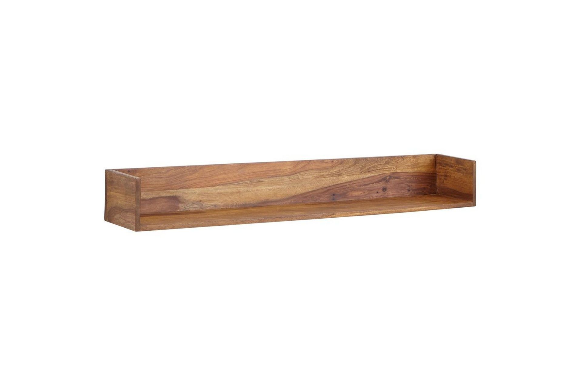 V&auml;gghylla Wohnling V&auml;gghylla i massivt tr&auml;, v&auml;ggmonterad, 120 cm, lantlig stil -