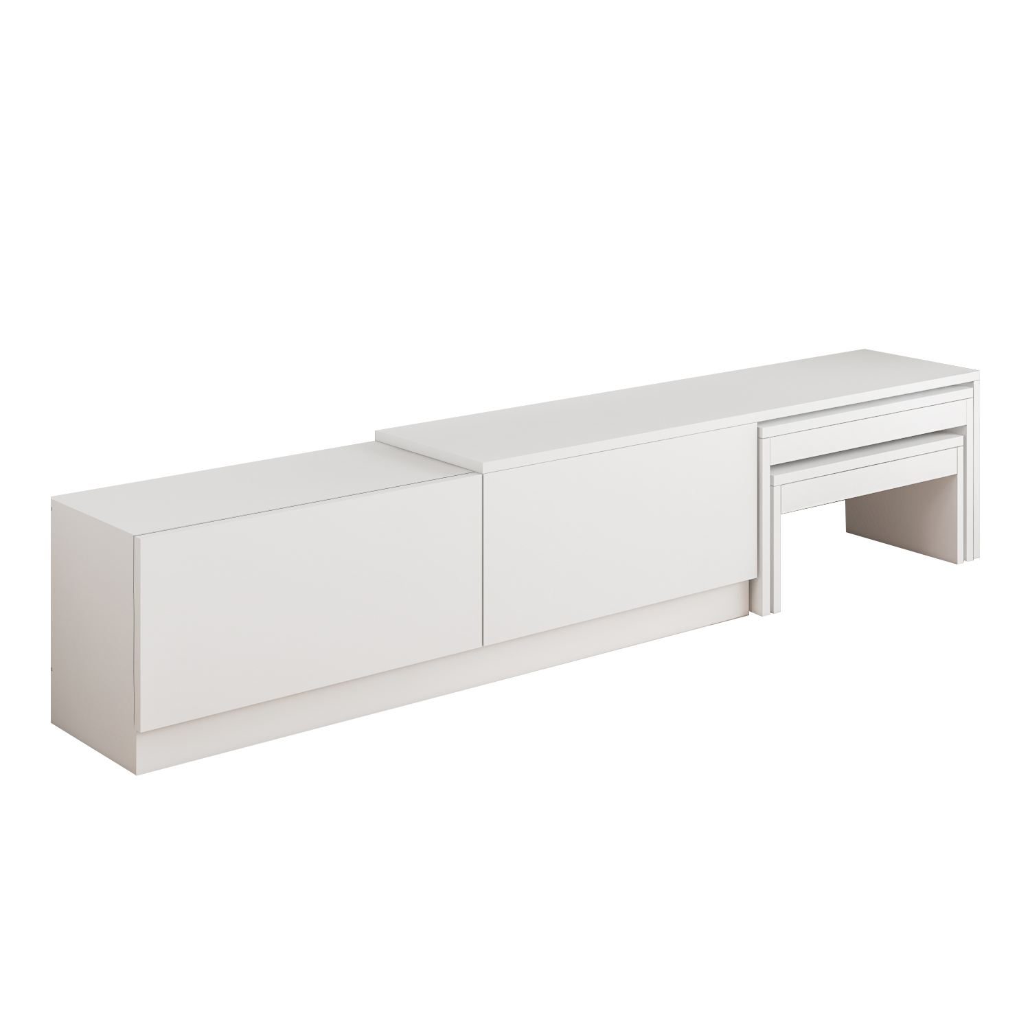 Zalven TV-b&auml;nk 180x36x30 cm - vit
