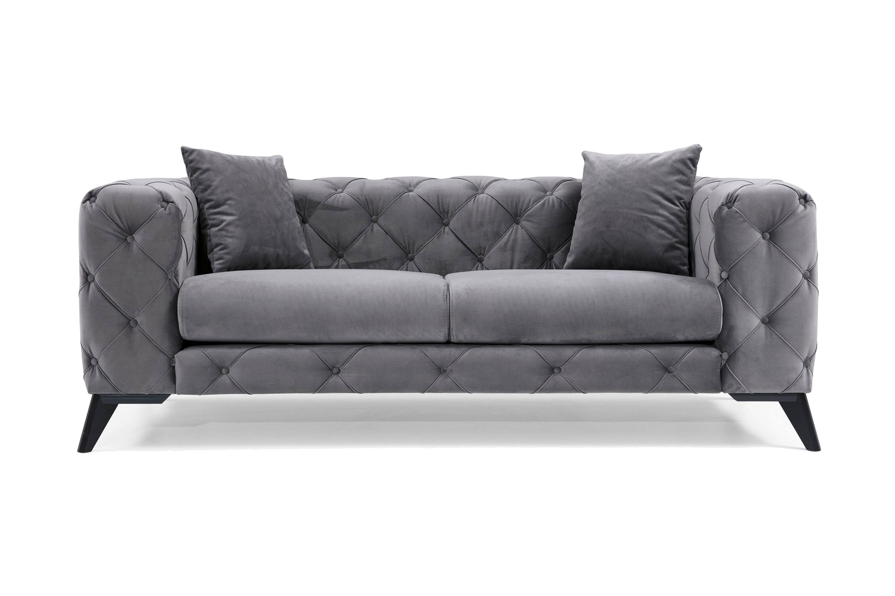 2-sits Soffa Canunda Antracit/Svart