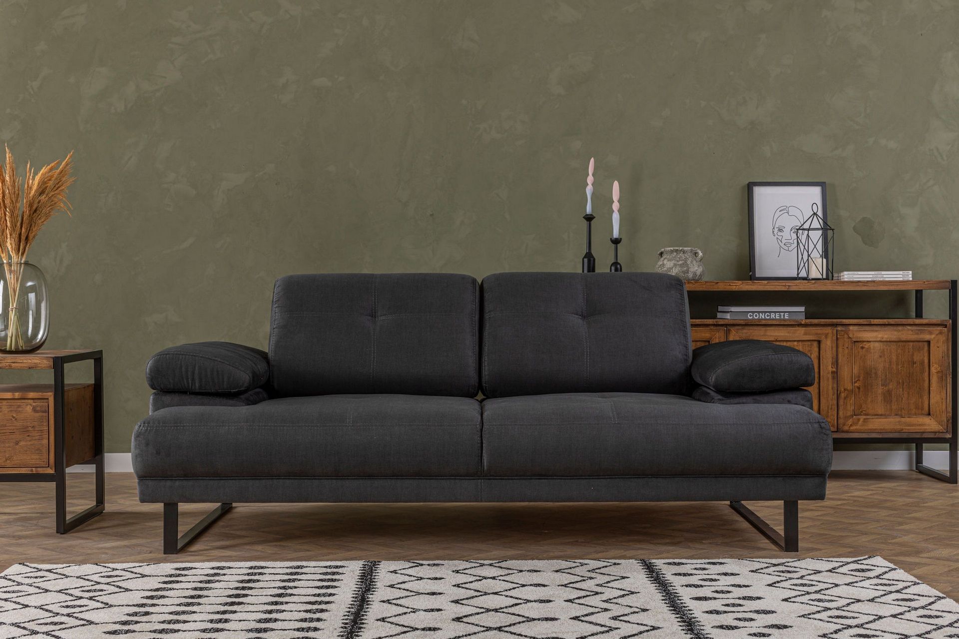 Kitimat Soffa 2-sits - Antracit