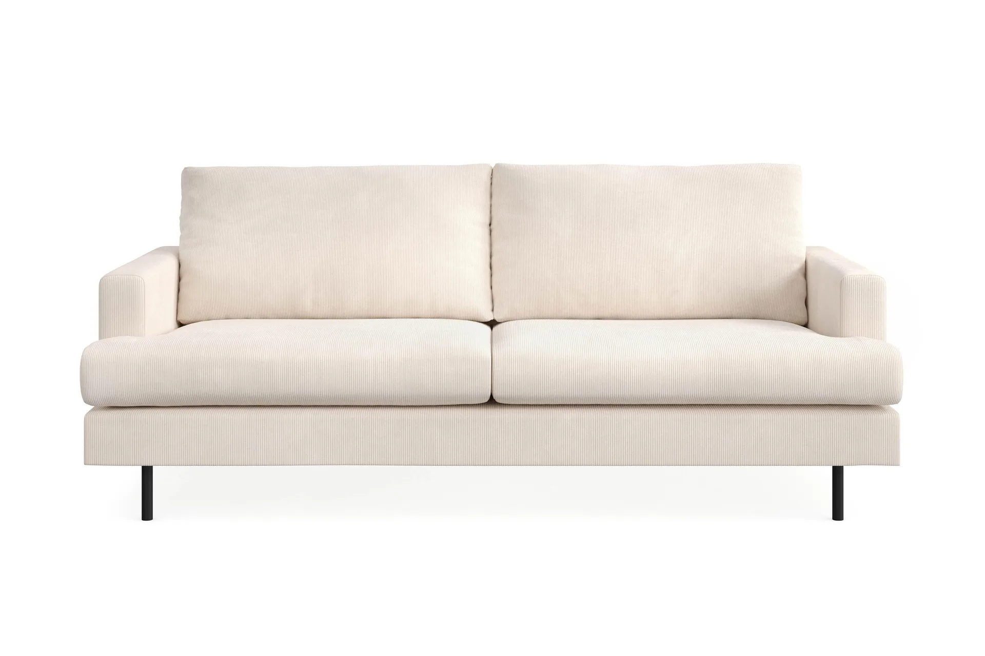 Menard Compact 3-sits Manchestersoffa - Beige