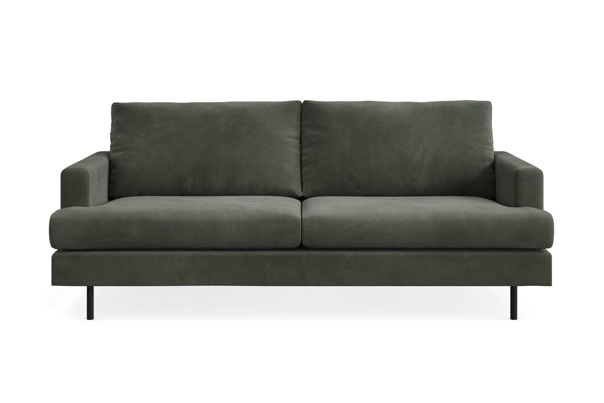 Menard Compact 3-sits Manchestersoffa - M&ouml;rkgr&ouml;n