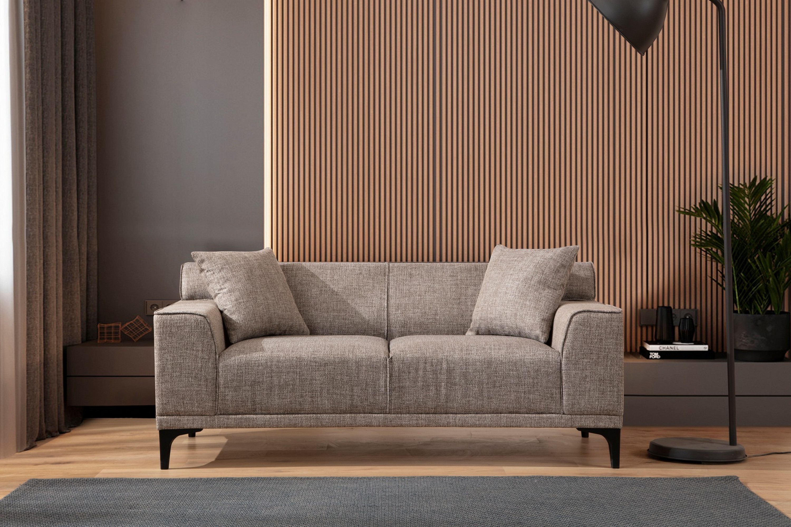 Soffa 2-sits Smithton Brun