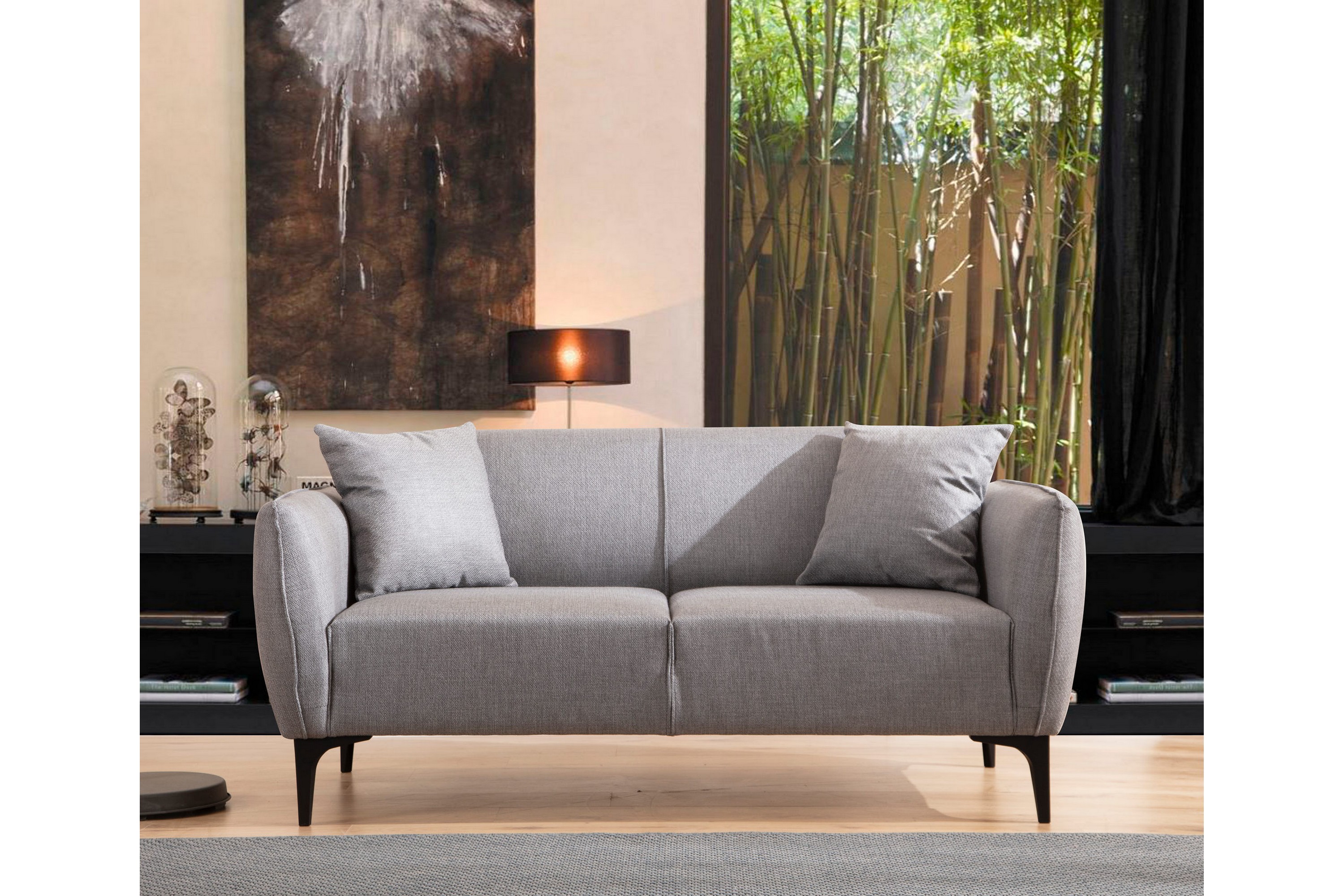 Soffa 2-sits Wangaratta Grå