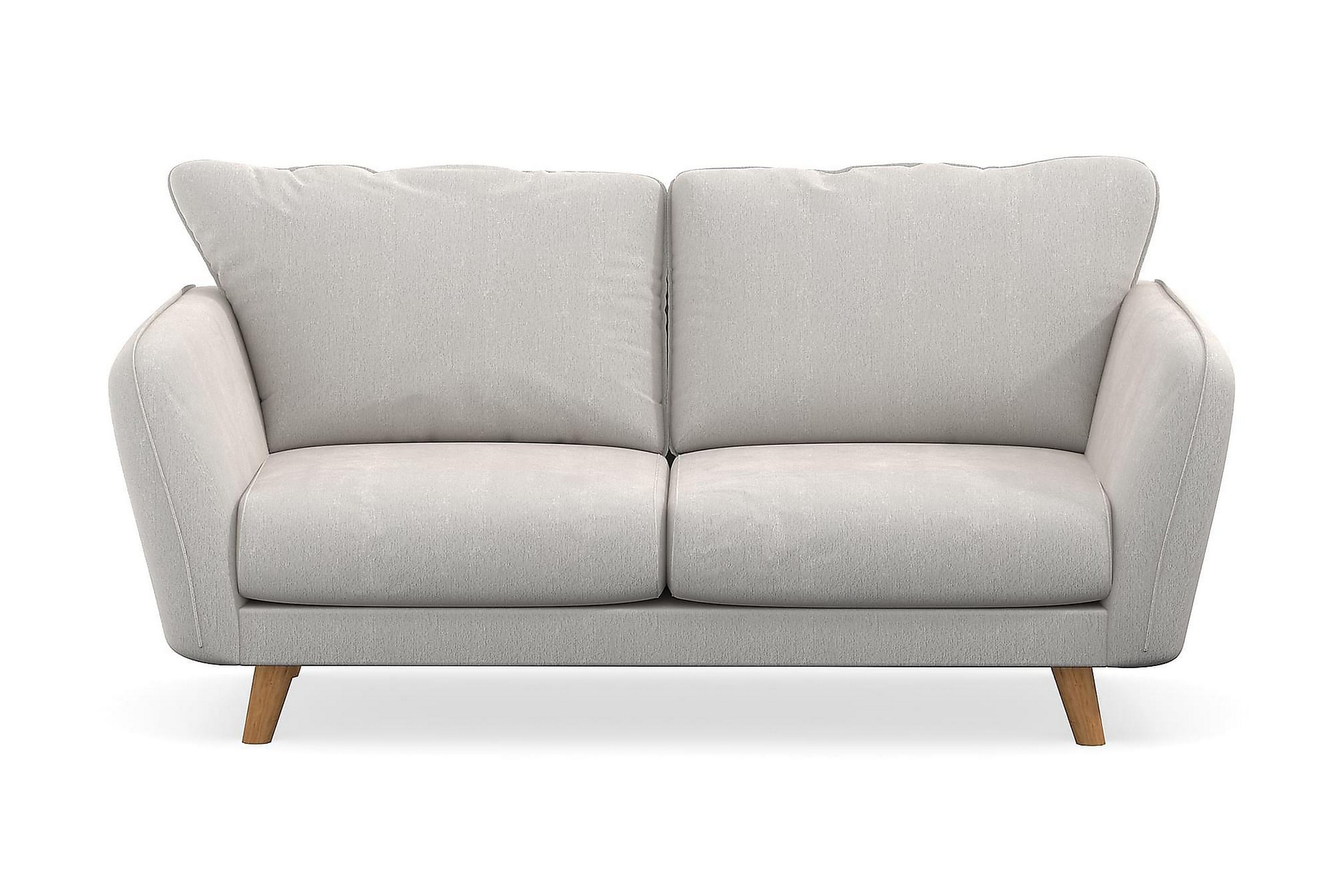 Trend Lyx 2-sits Soffa Vit Sammet