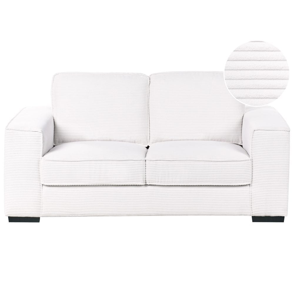2-sits soffa Vikran - Vit, Svart