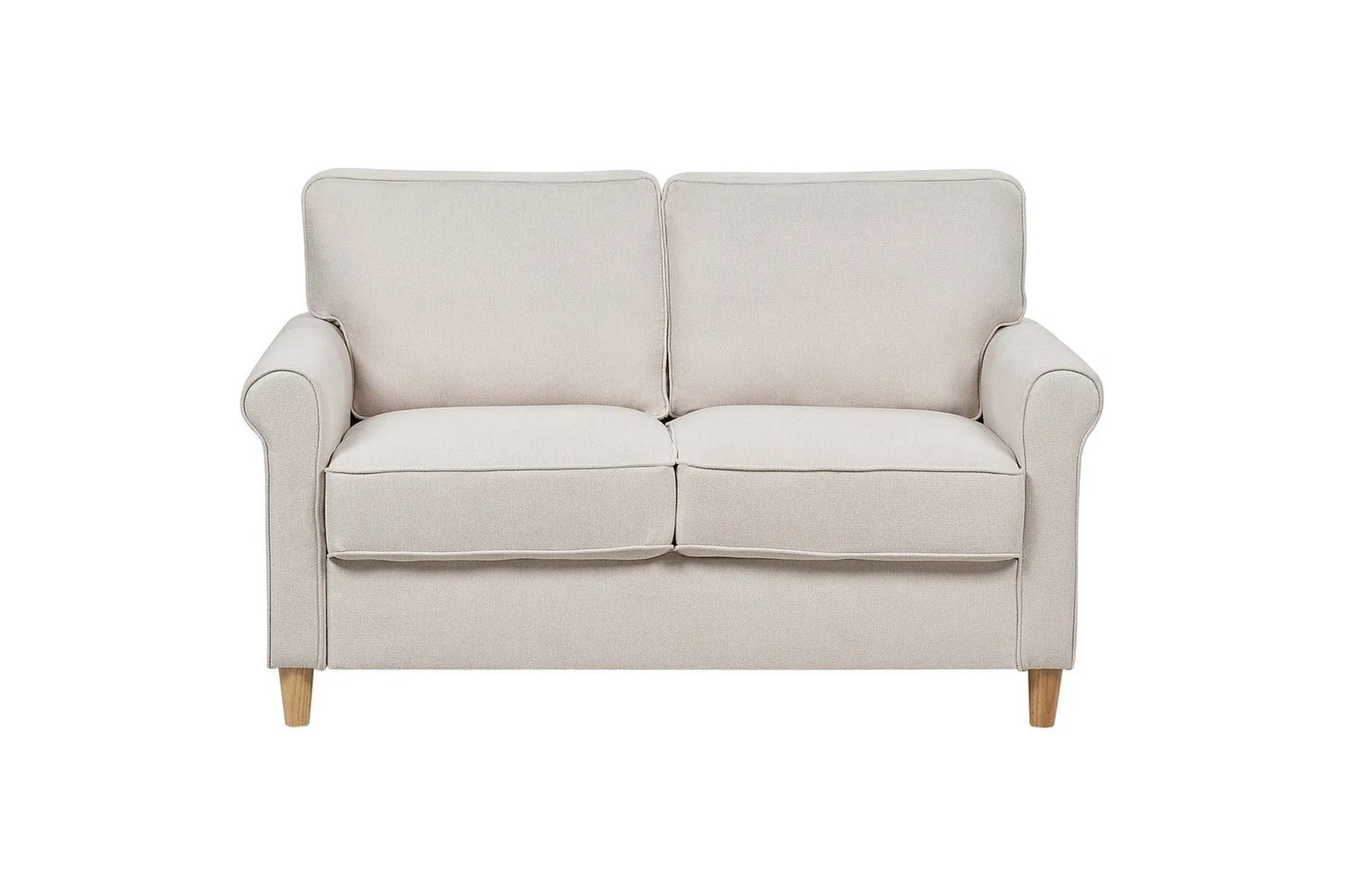 2-sitssoffa Ronneby Beige, ljust trä - Beige, ljust trä