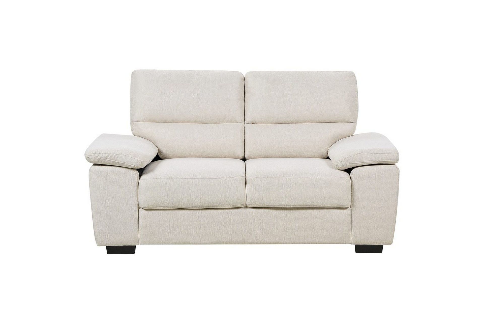 2-sitssoffa Vogar Beige, svart - Beige, svart