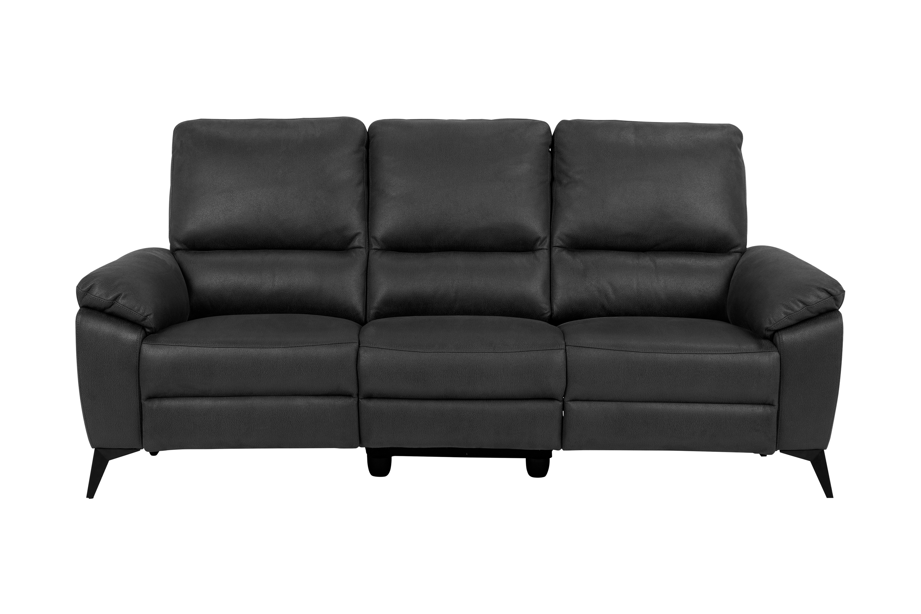 3-sits Soffa Kragsta Elektrisk GråSvart