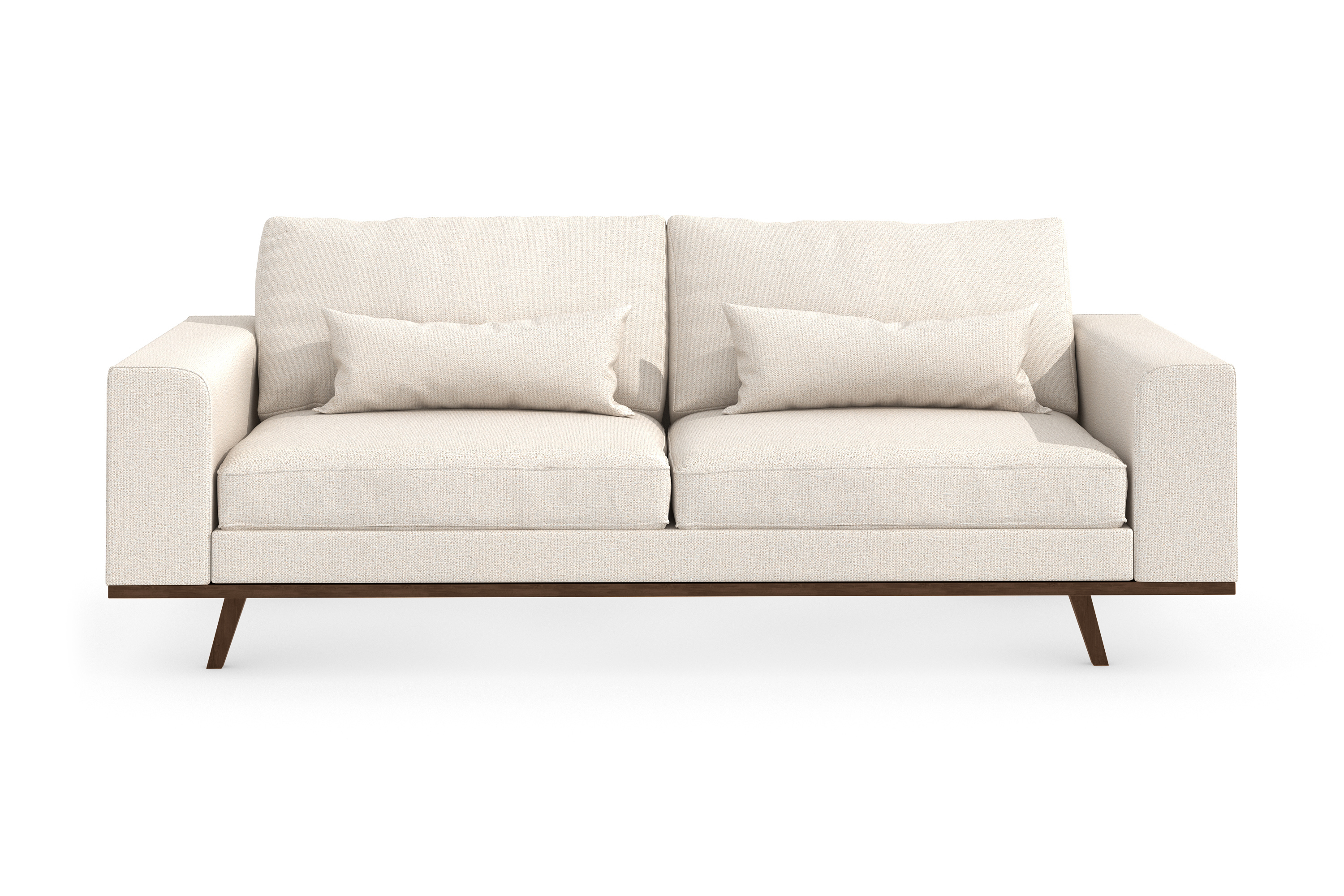 copenhagen 3-sits tygsoffa - beige