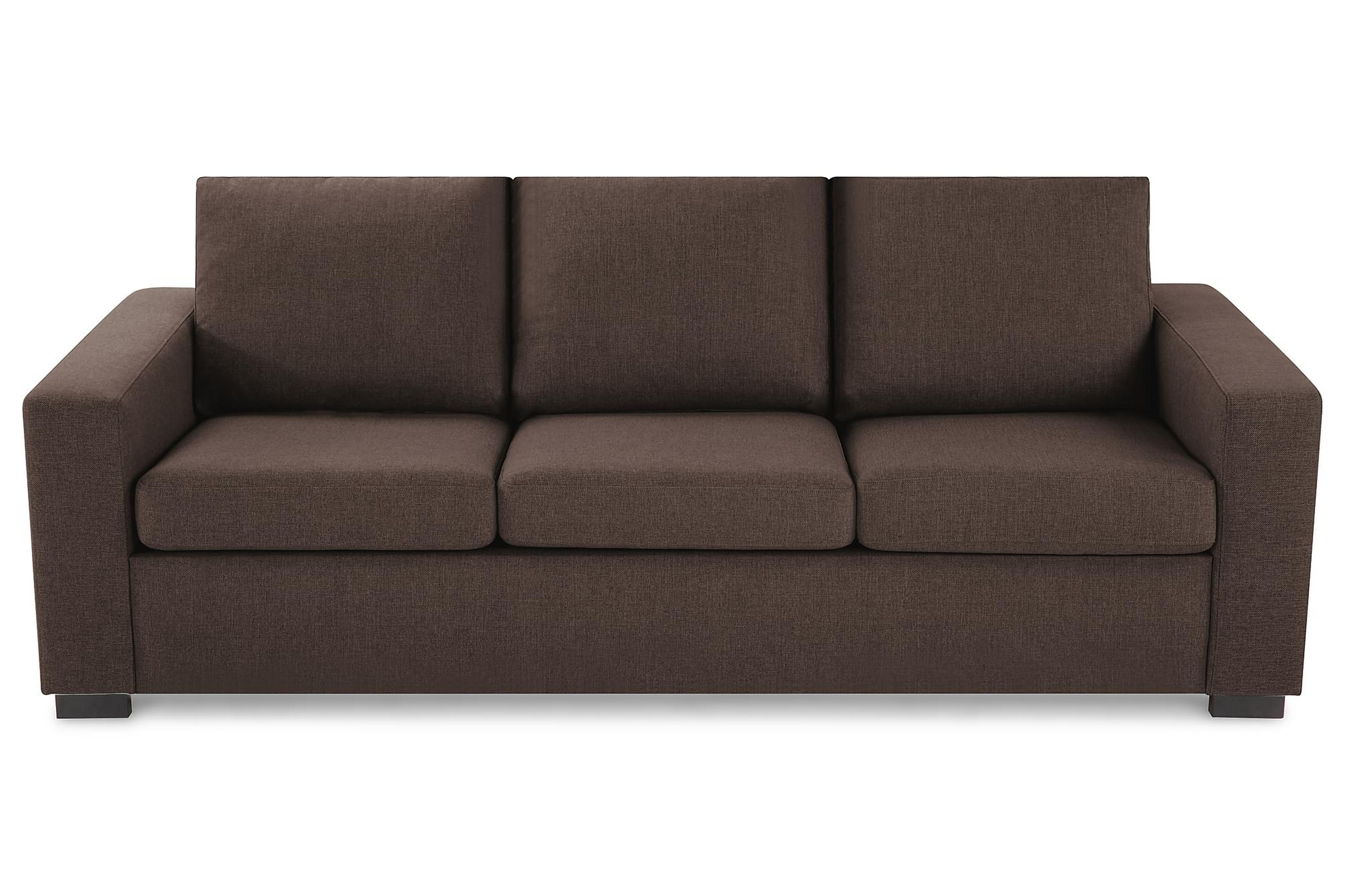 Crazy 3-sits Tygsoffa Brun