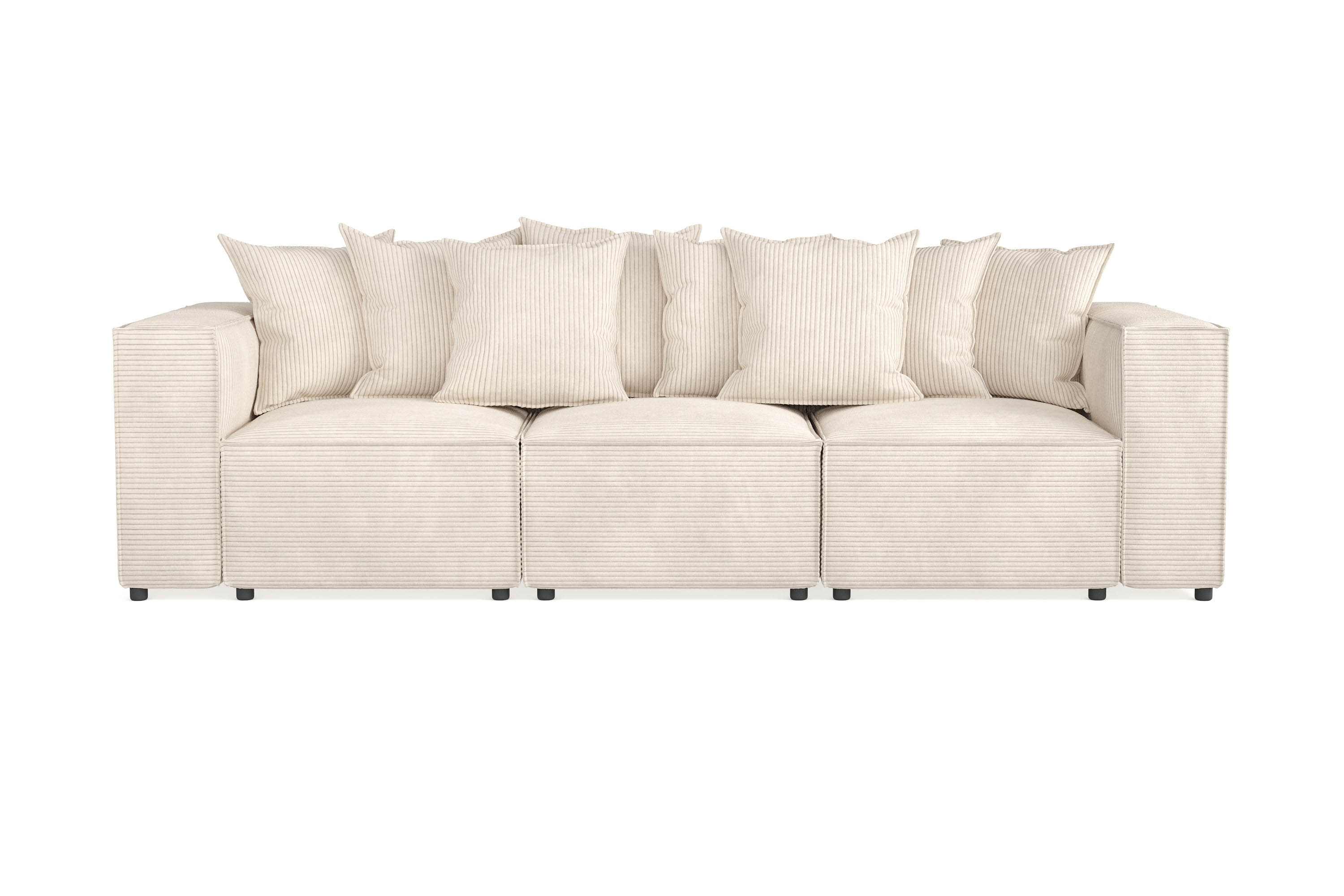 Cubo 4-sits Djup Modulsoffa i Manchester Beige