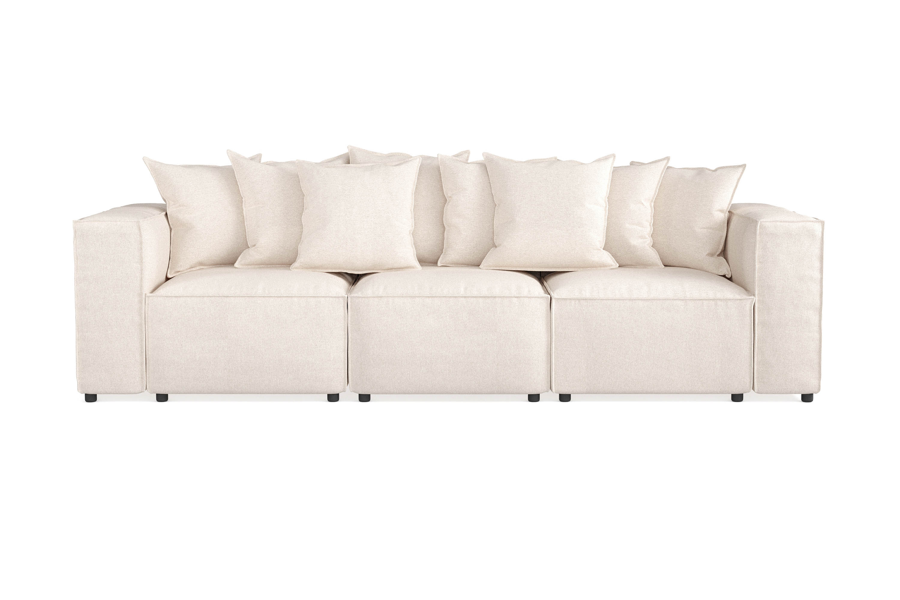 Cubo 4-sits Djup Modulsoffa i Tyg Beige