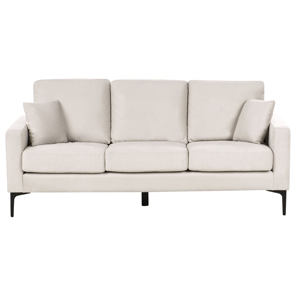 3-sits soffa Gavle - Beige, svart/Polyester