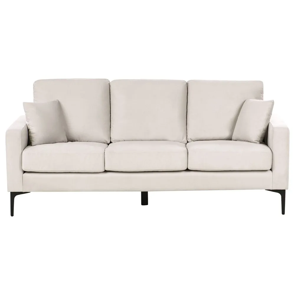 3-sits soffa gavle - beige, svart/polyester