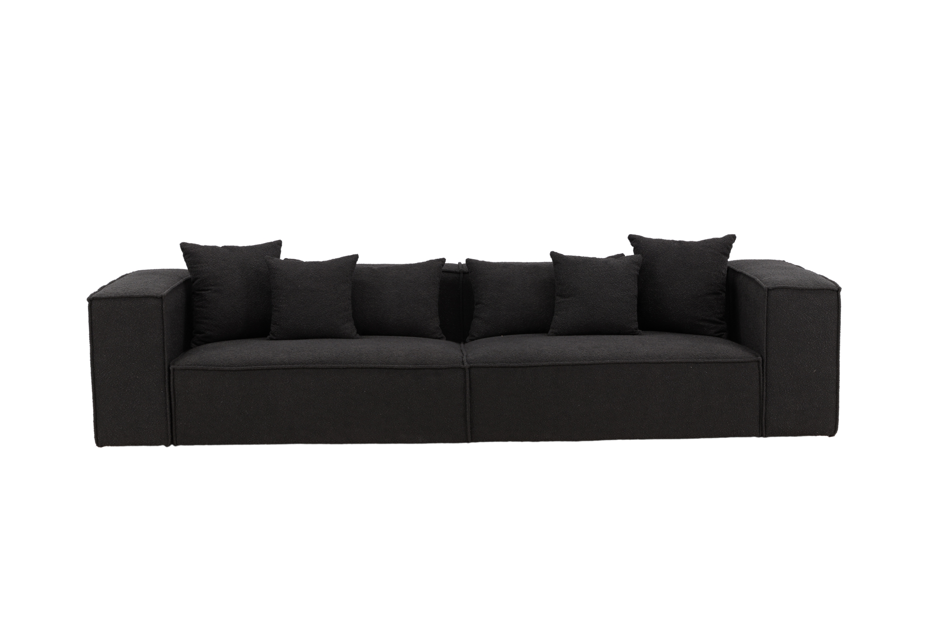Gillholmen Soffa 3-sits Svart/Mörkgrå