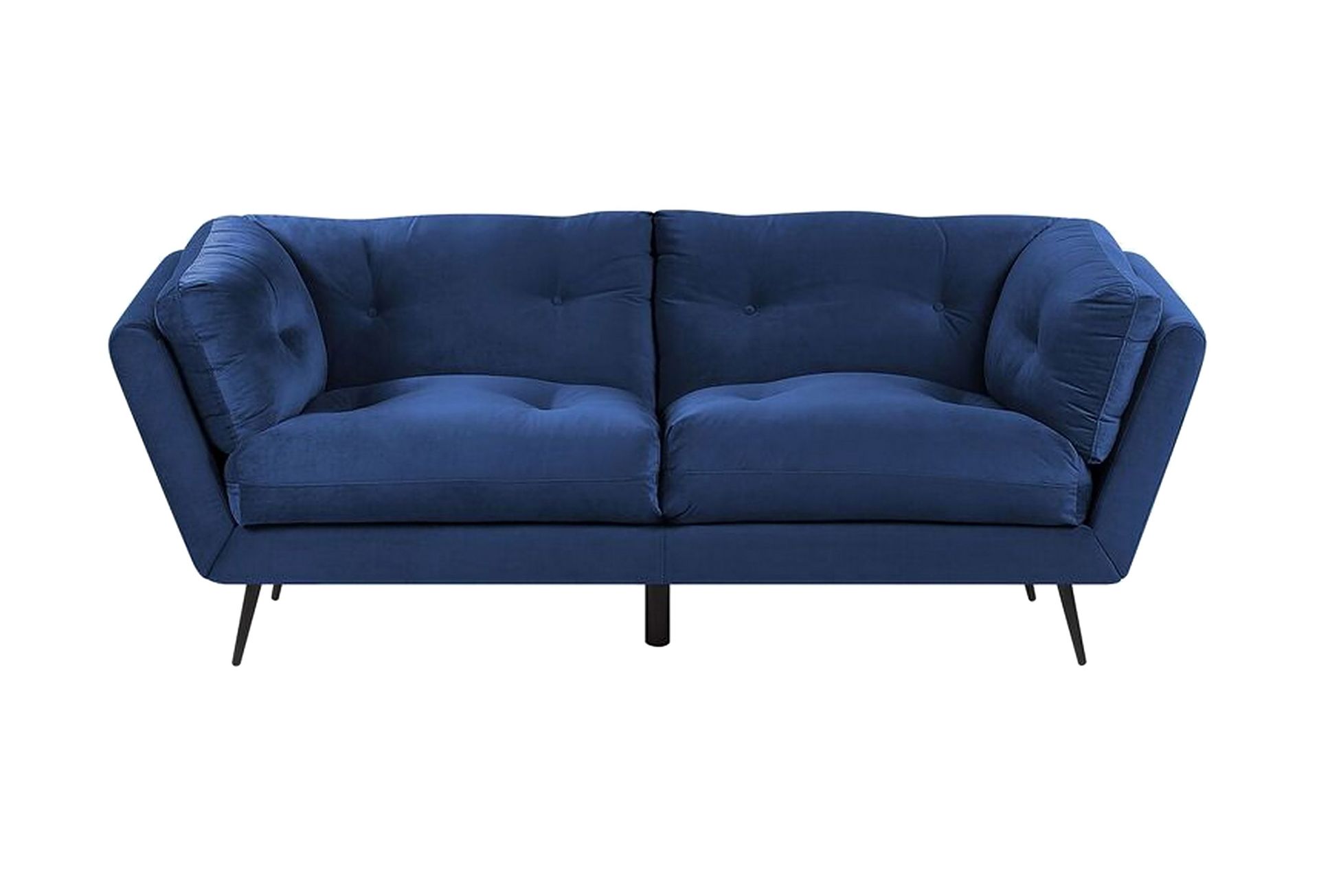 Lenvik 3-sits Soffa - Sammet/Bl&aring;