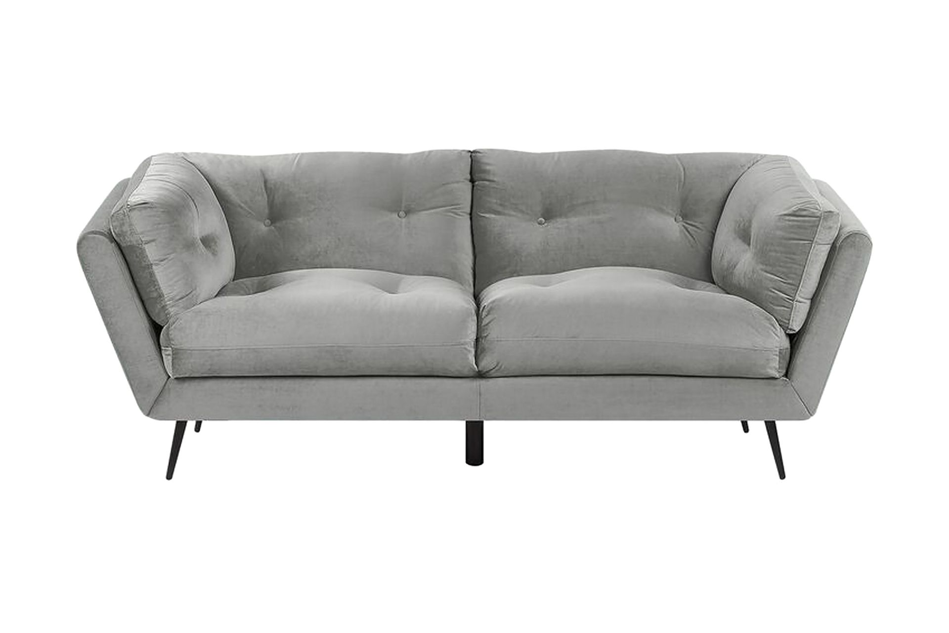 Lenvik 3-sits Soffa - Sammet/Gr&aring;