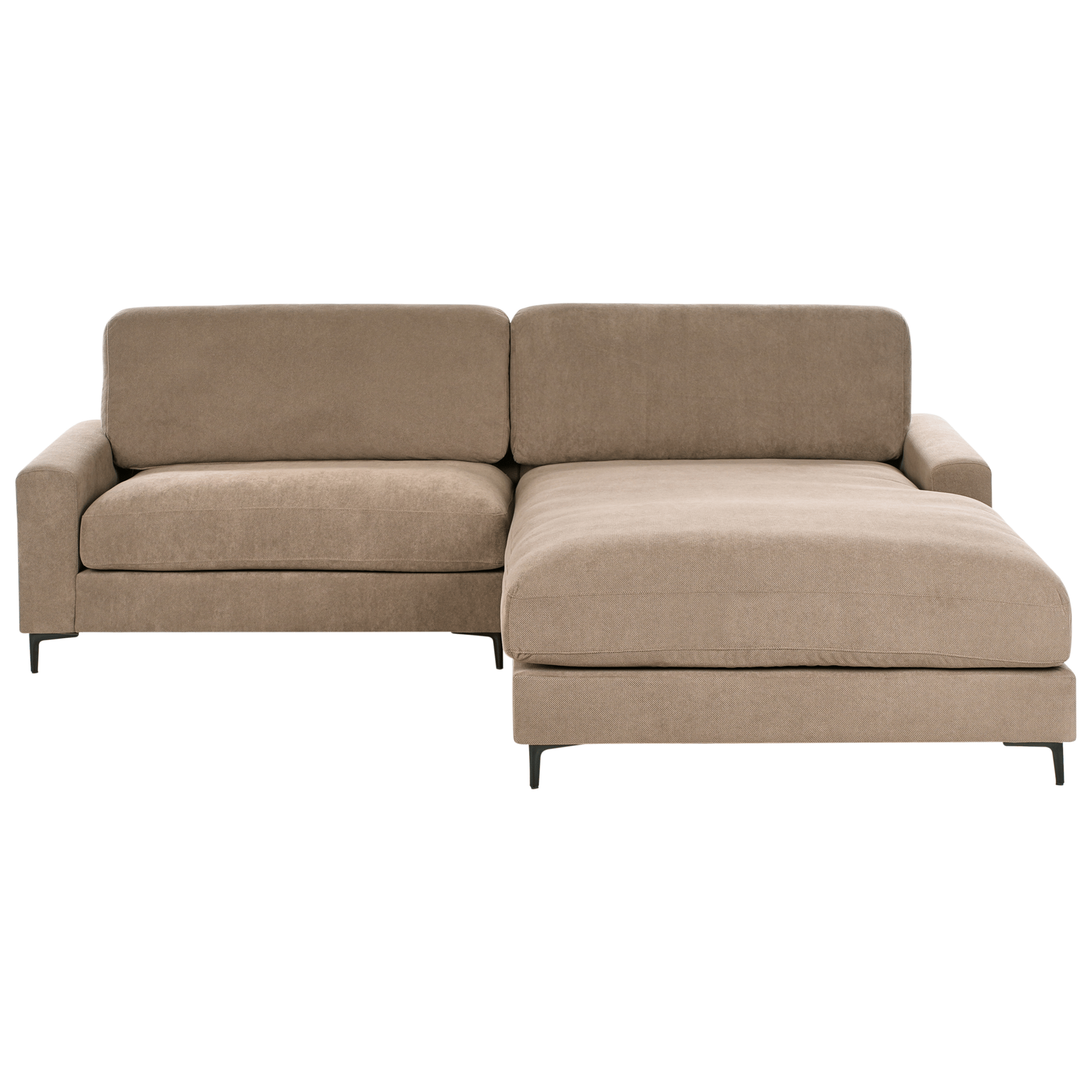 3-sits soffa Maloy Vänstervänd - Brun