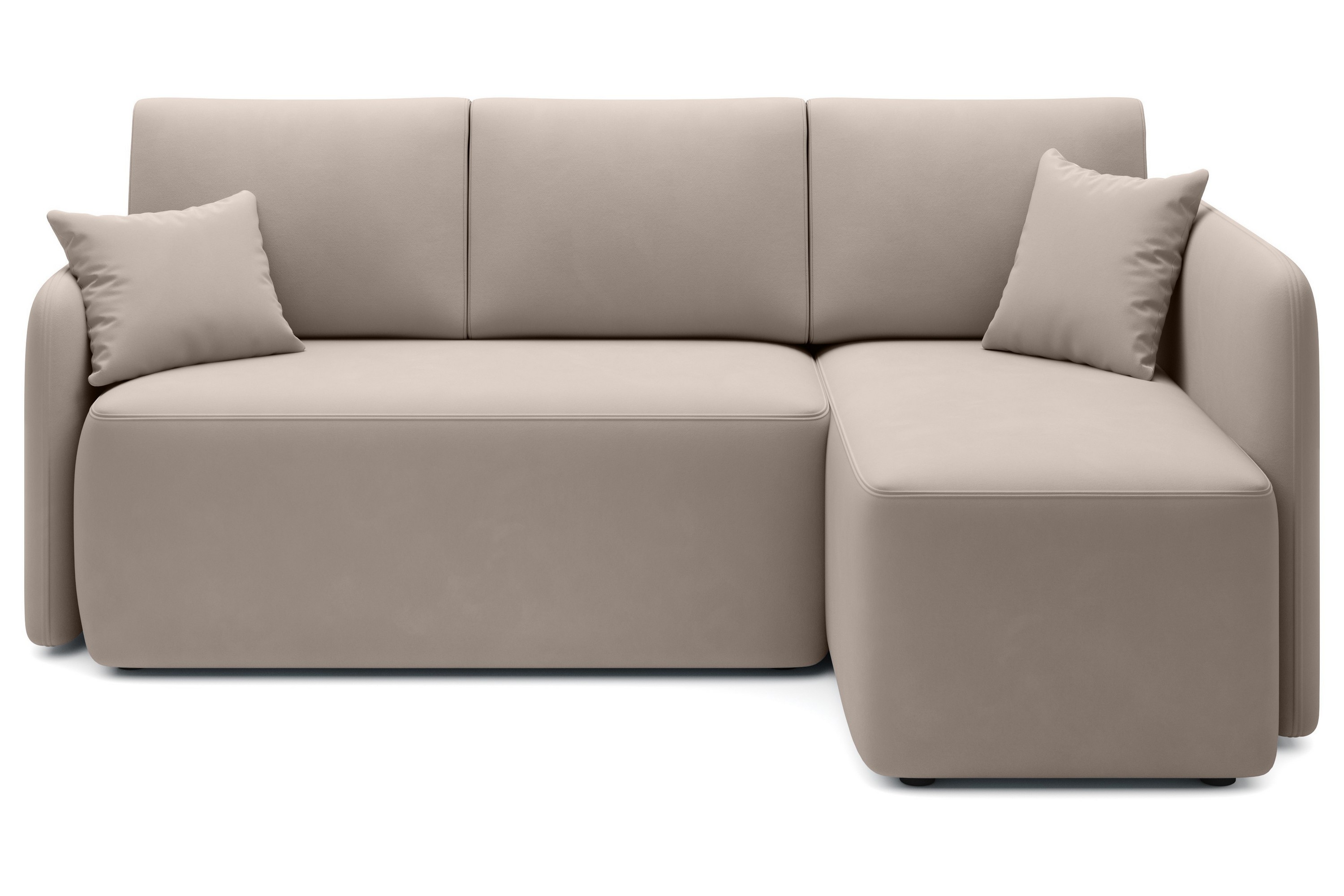 3-sits soffa med divan hadson - beige