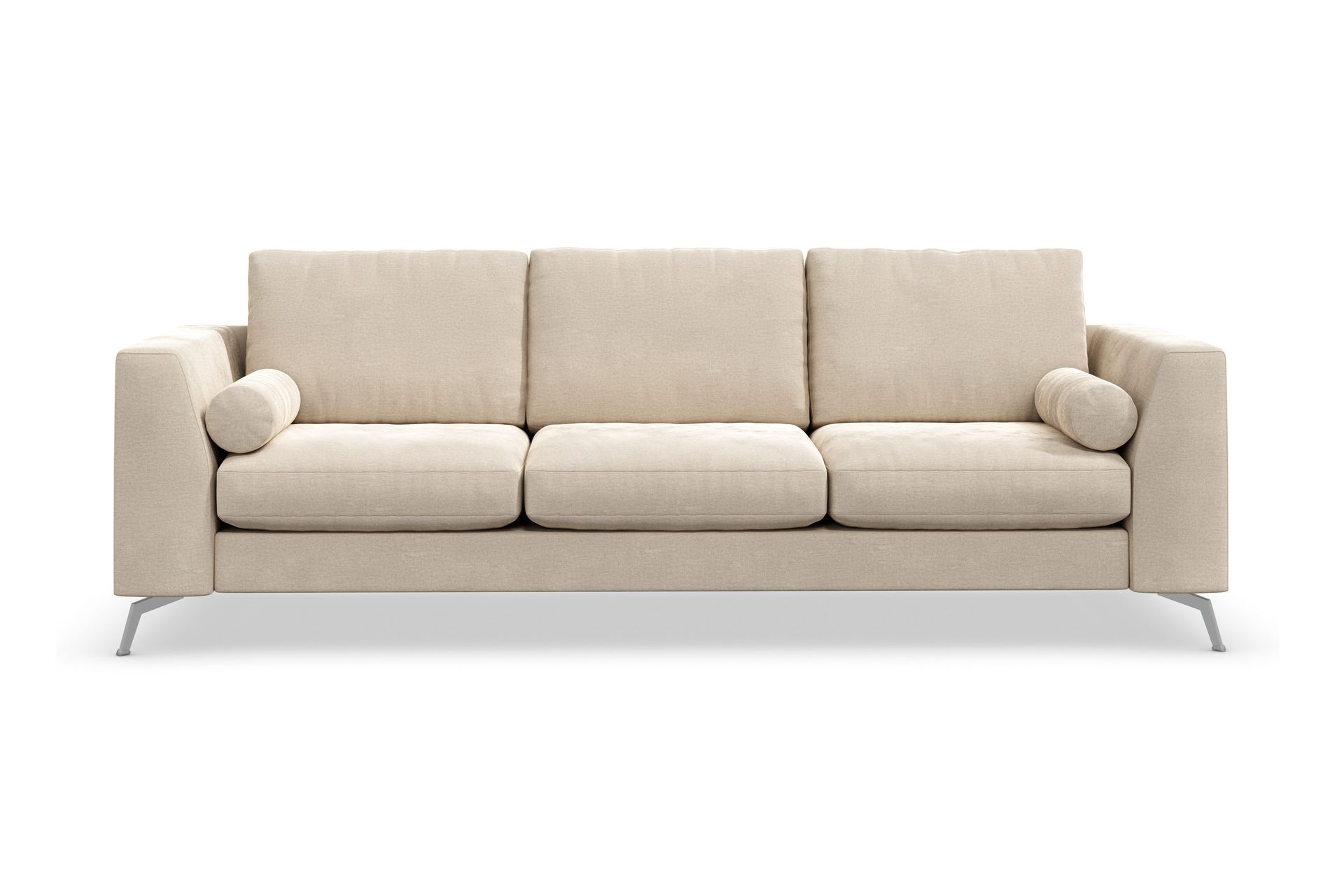 Ocean Lyx 3-sits Sammetssoffa - Beige