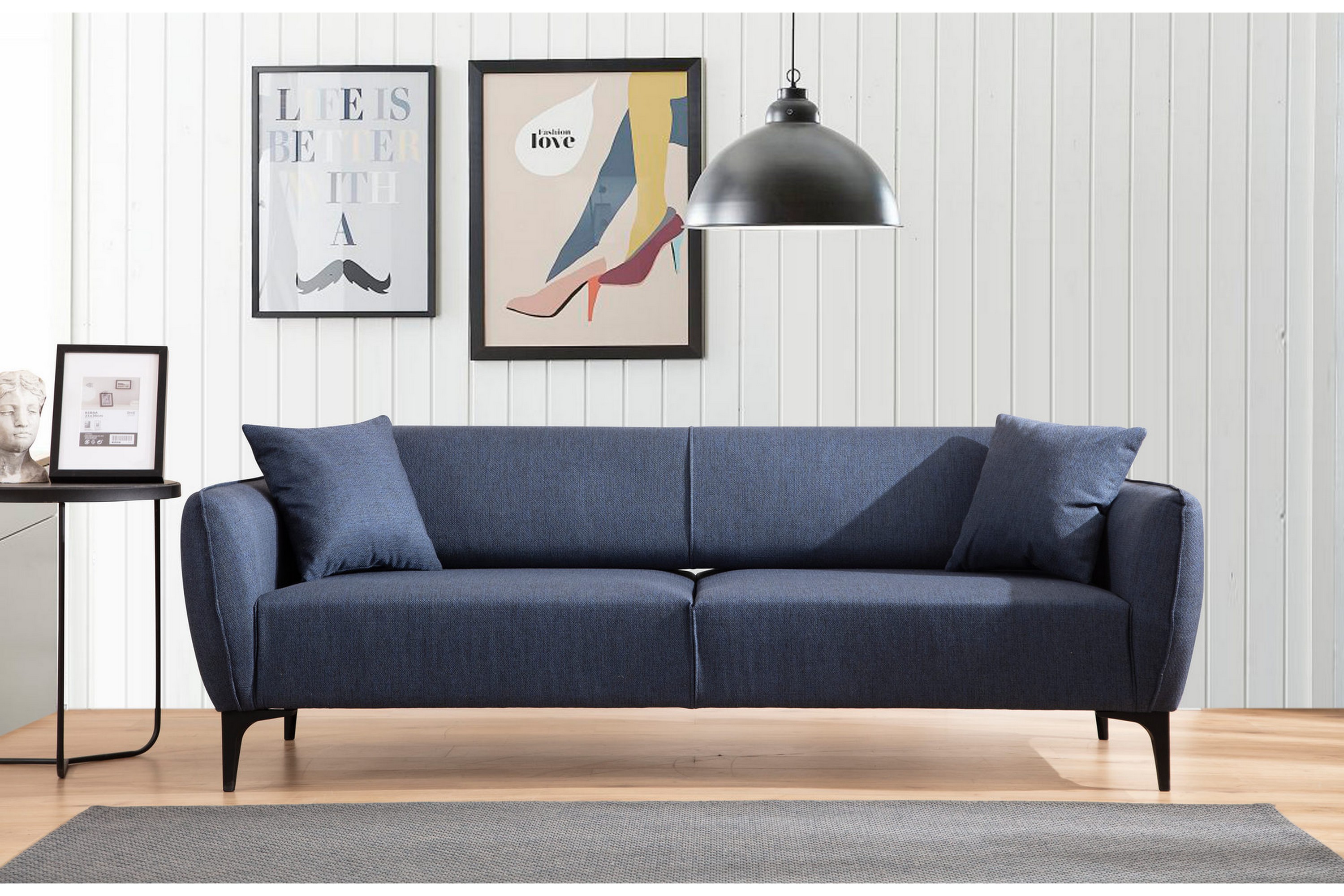Soffa 3-sits Wangaratta Blå