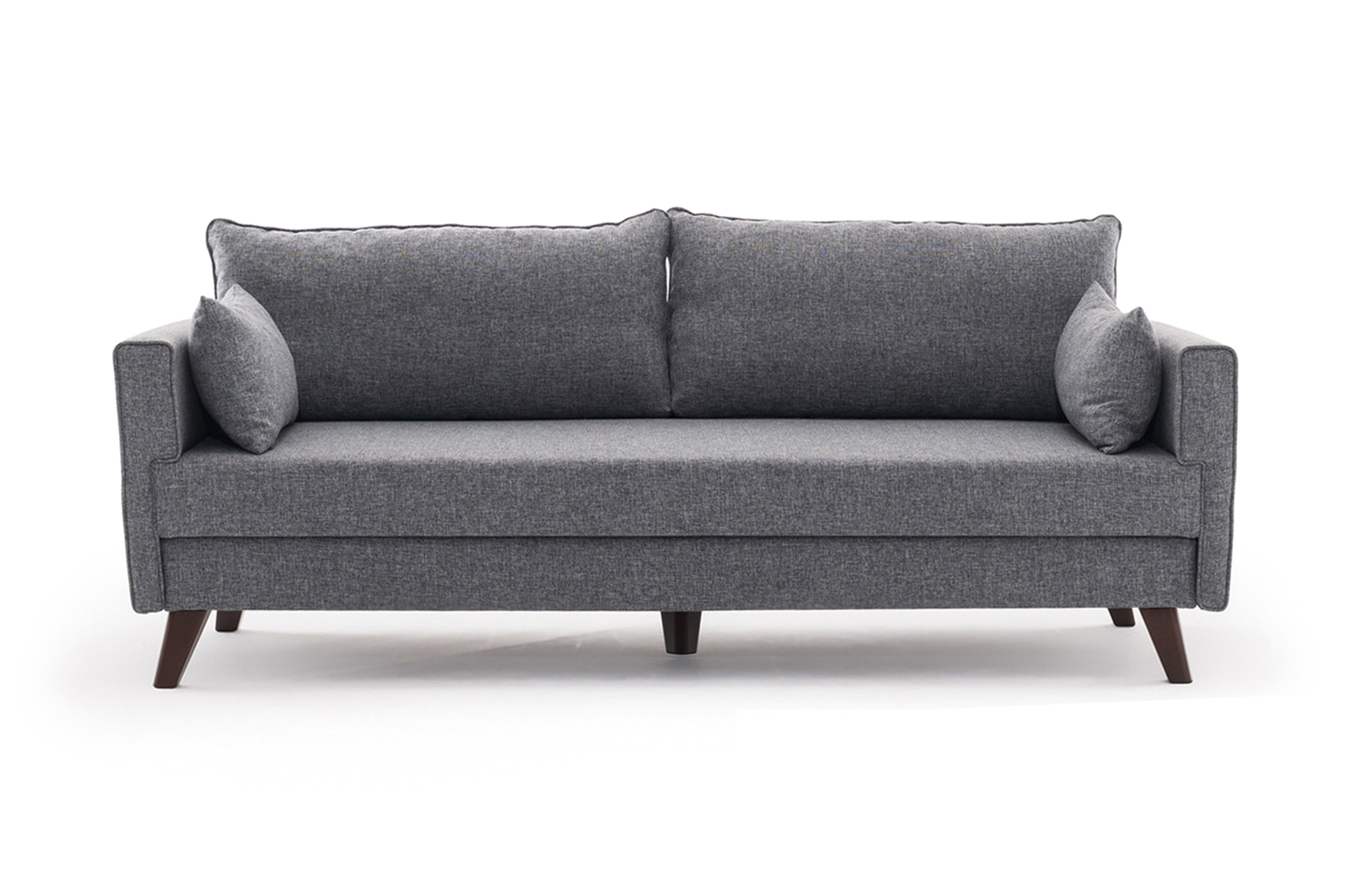 Soffa Burundi 3-sits Grå