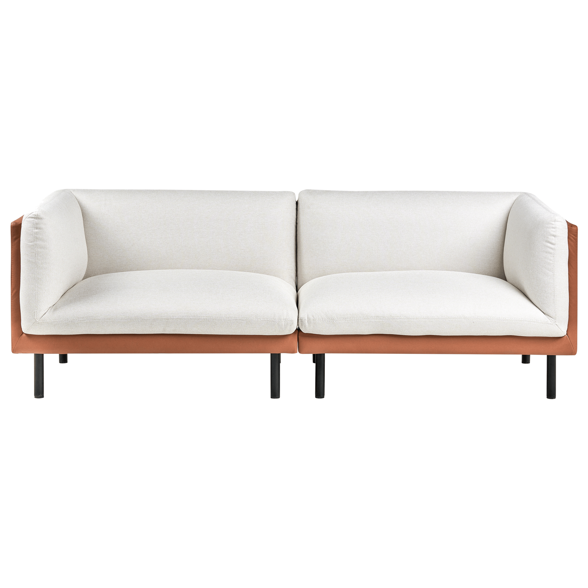 3-sits soffa Vorgod Tyg - Off-White