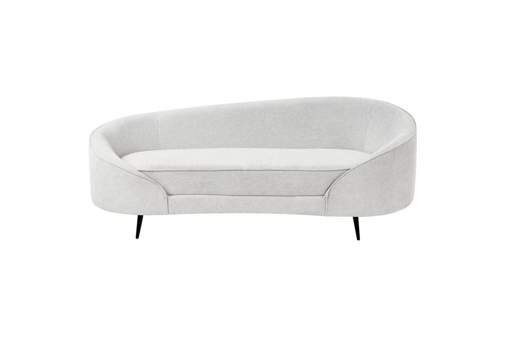 3-sitssoffa Savar Vit, Svart - Vit, Svart