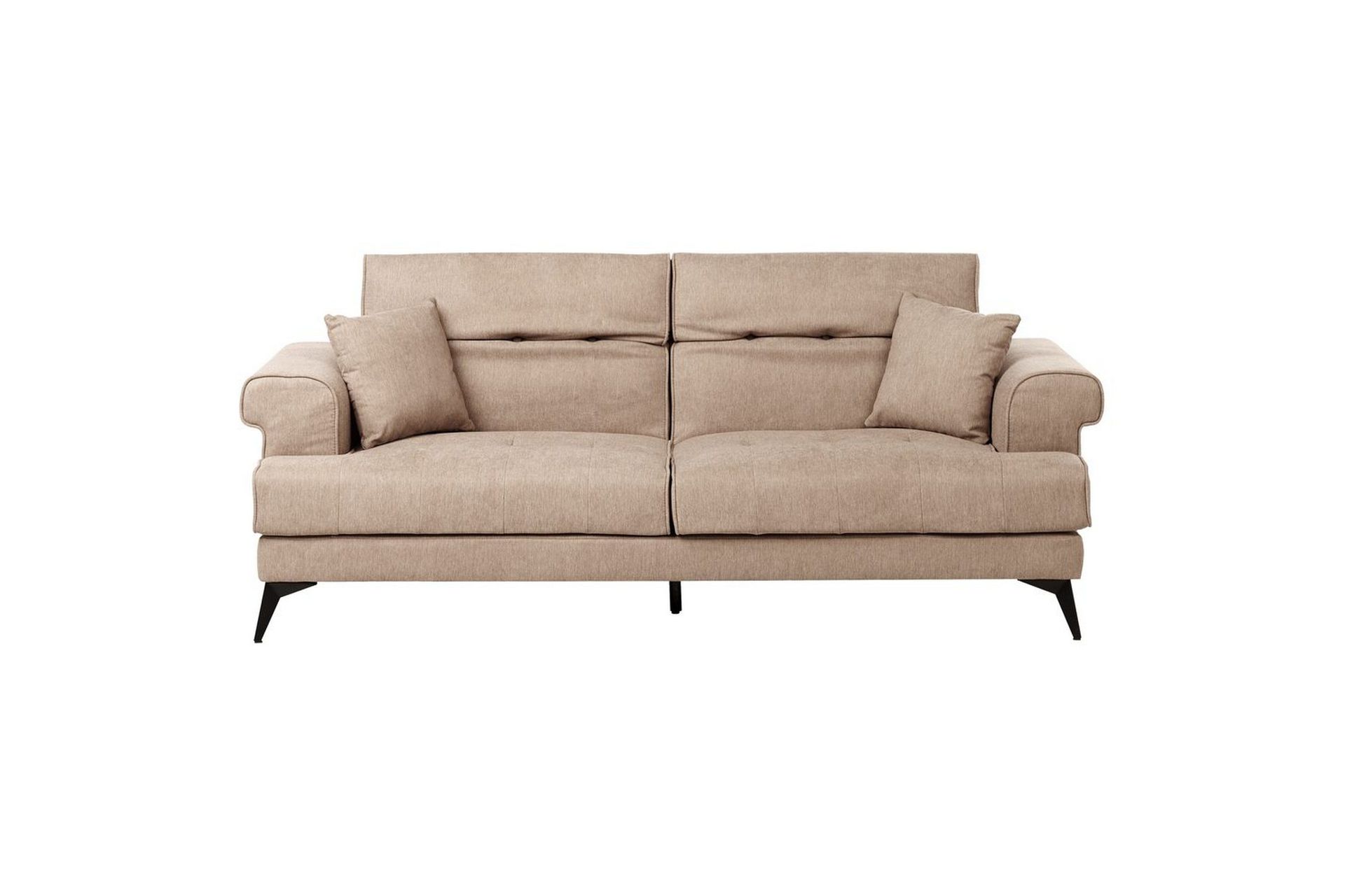 3-sitssoffa Skive Brun, Svart - Beige