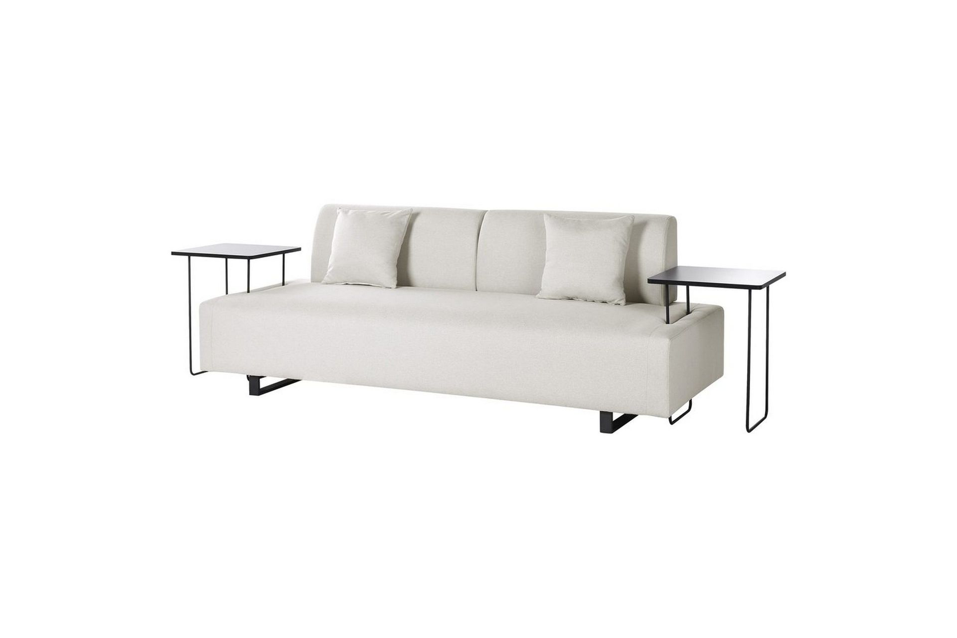 3-sitssoffa Sokna Beige, svart - Beige, svart