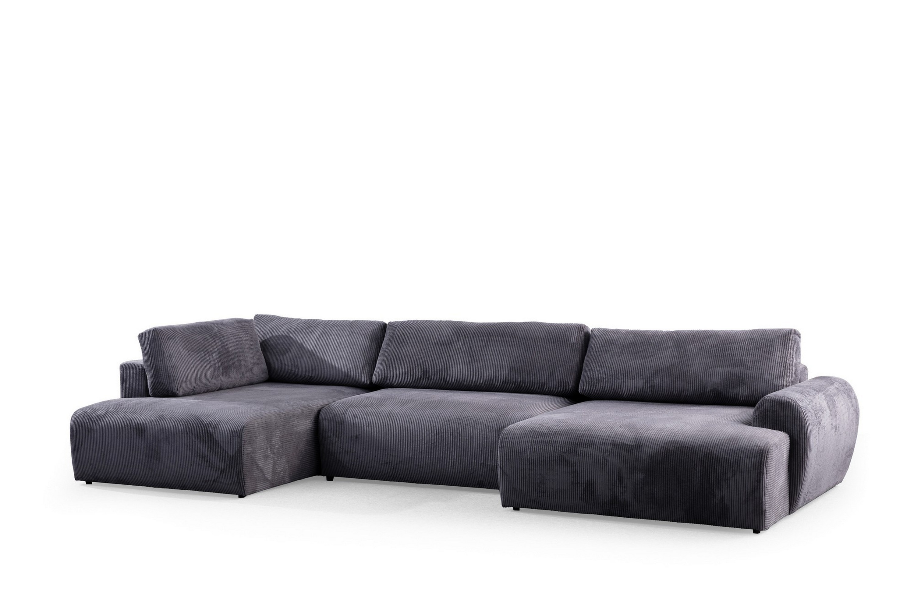 4-sits soffa med divan nautima - antracit