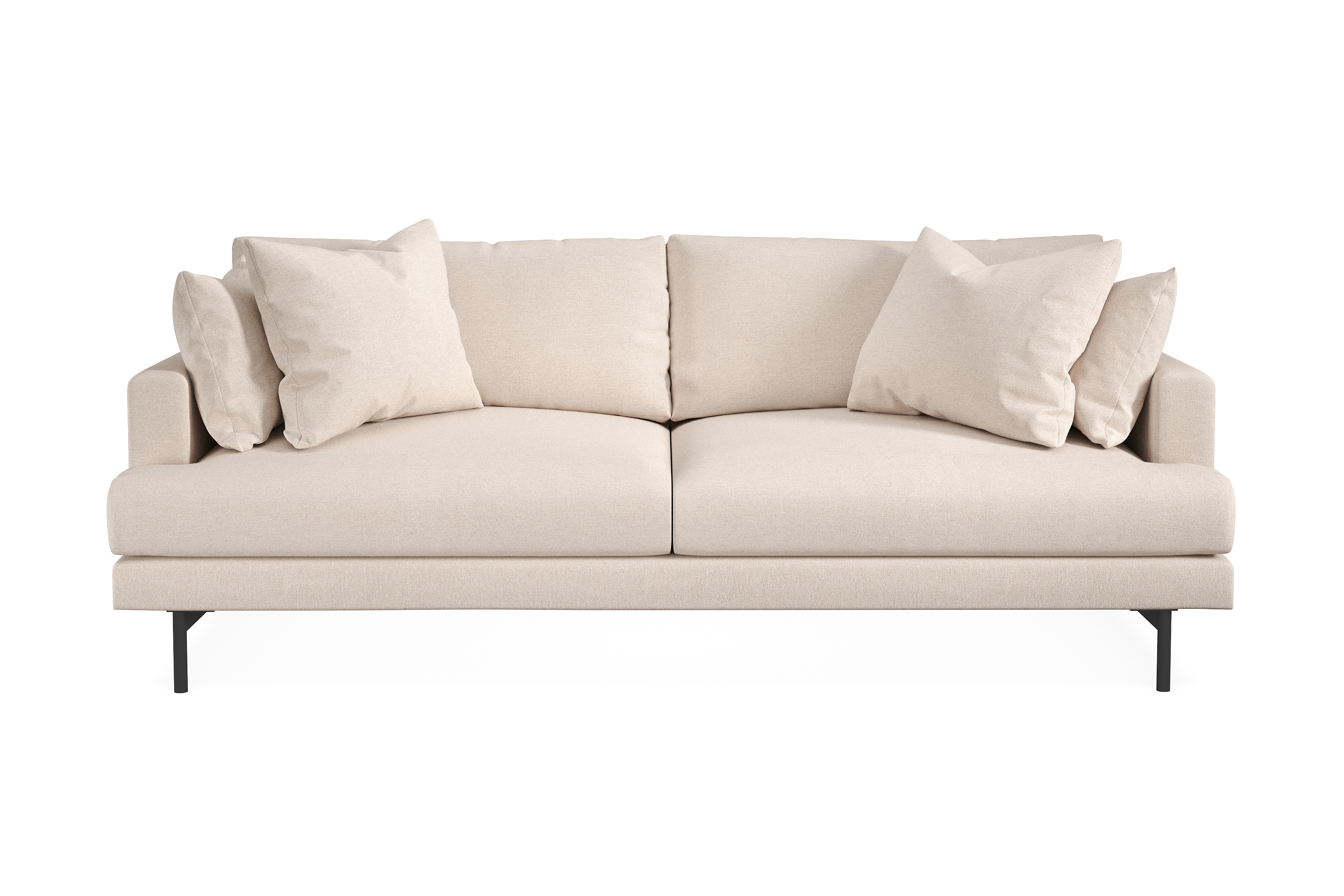 Menard 4-sits Djup Tygsoffa Beige