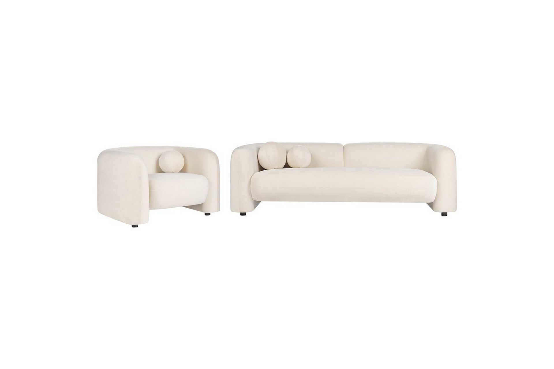 4-sits Soffgrupp Leiren Off-white - Off-white