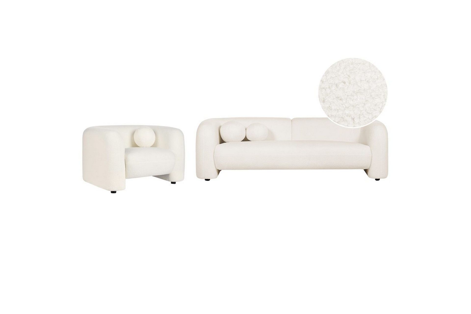 4-sits Soffgrupp Leiren Vit - Vit