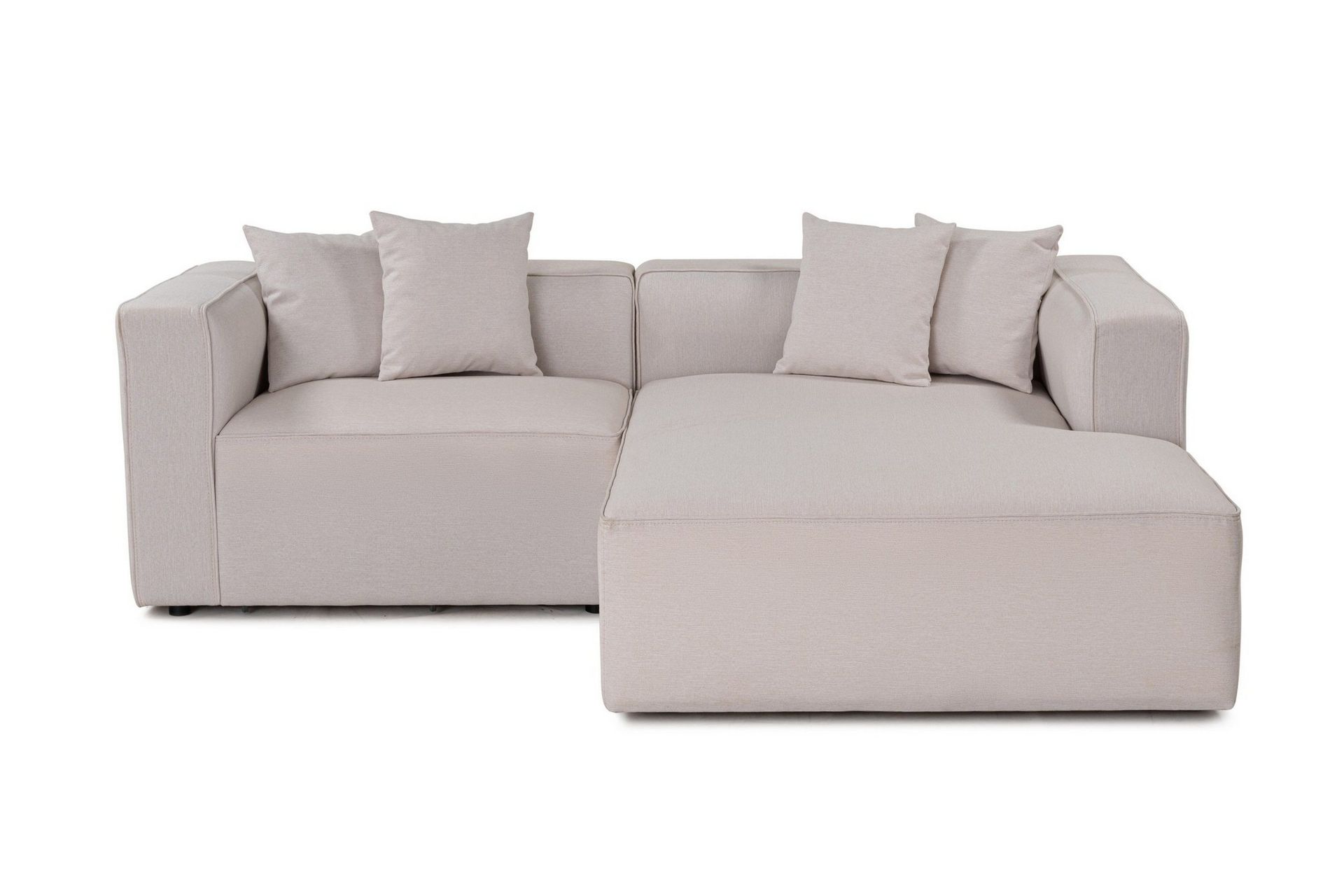Abbas 4-sits Soffa med Divan - Ecru